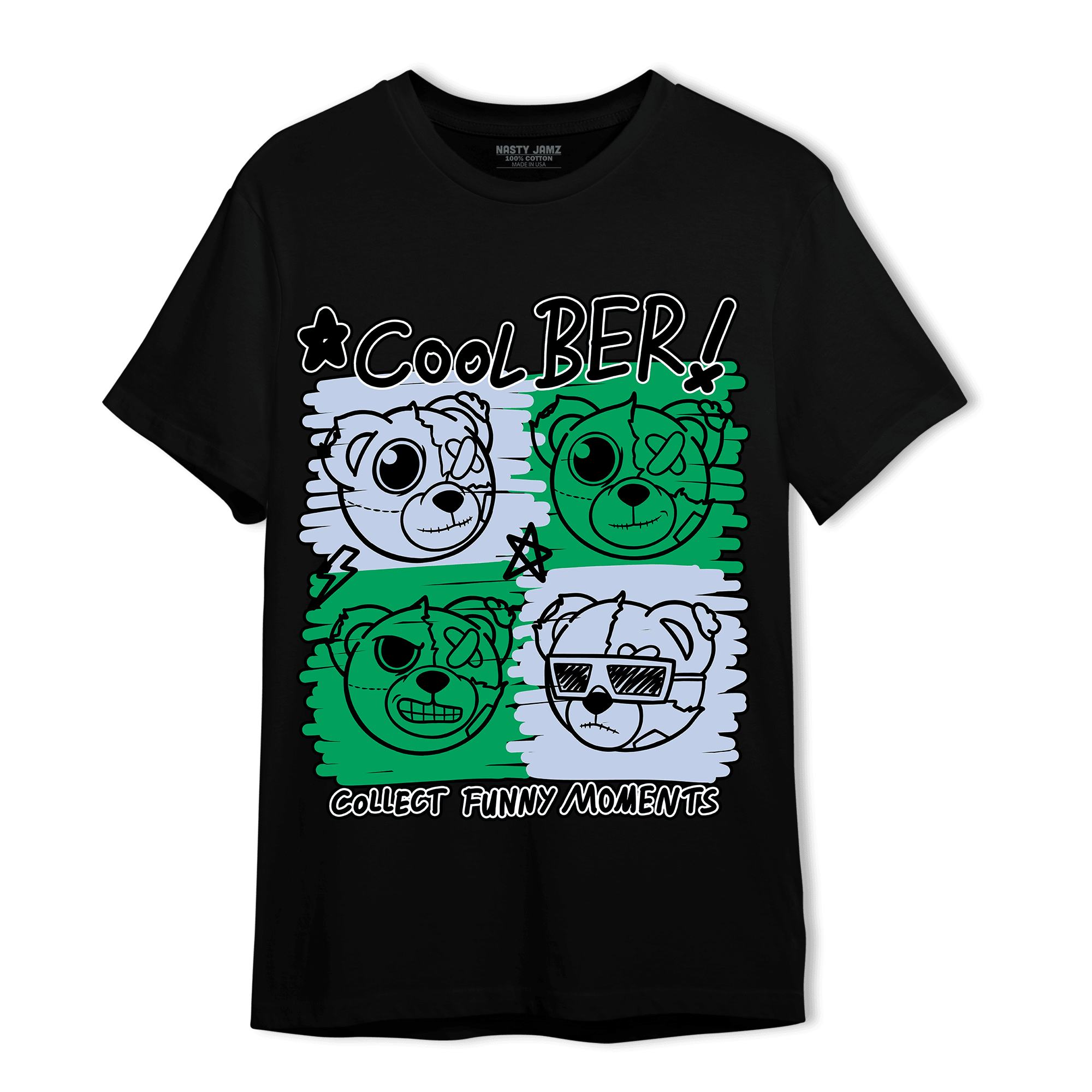 Lucky Green 5s T Shirt Match Cool BER - NastyJamz