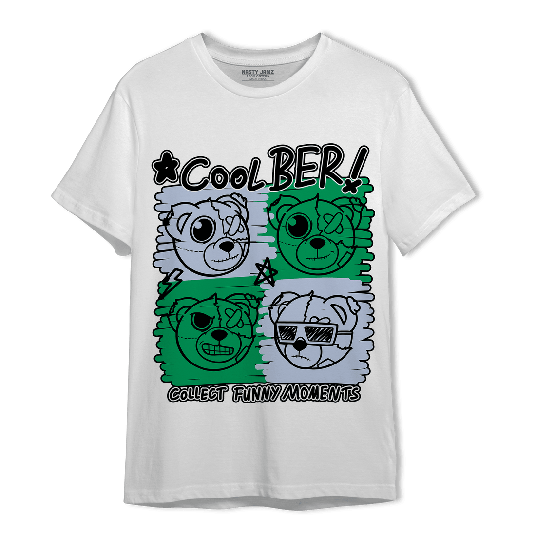 Lucky Green 5s T Shirt Match Cool BER - NastyJamz