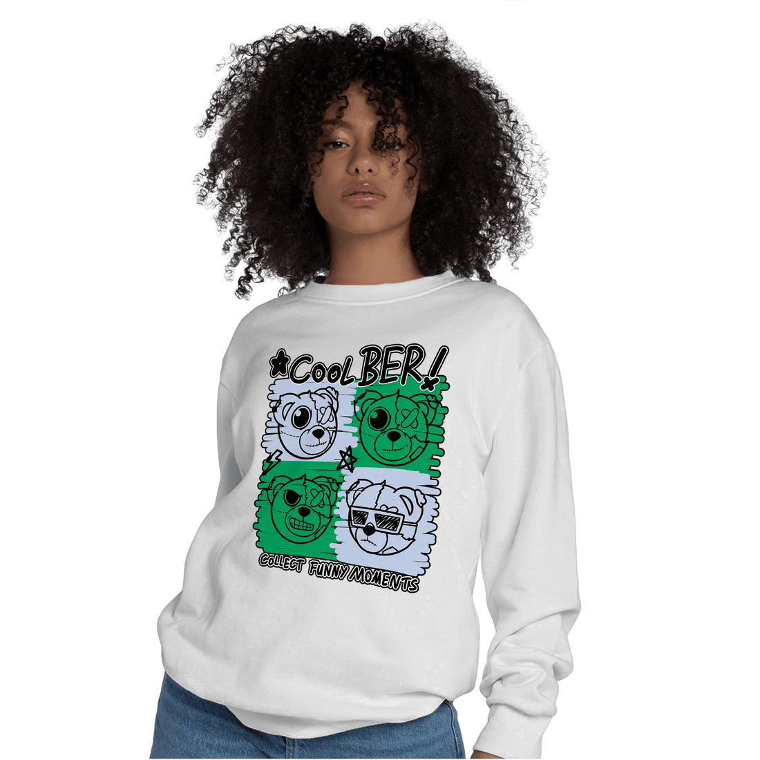 Lucky Green 5s Sweatshirt Match Cool BER - NastyJamz