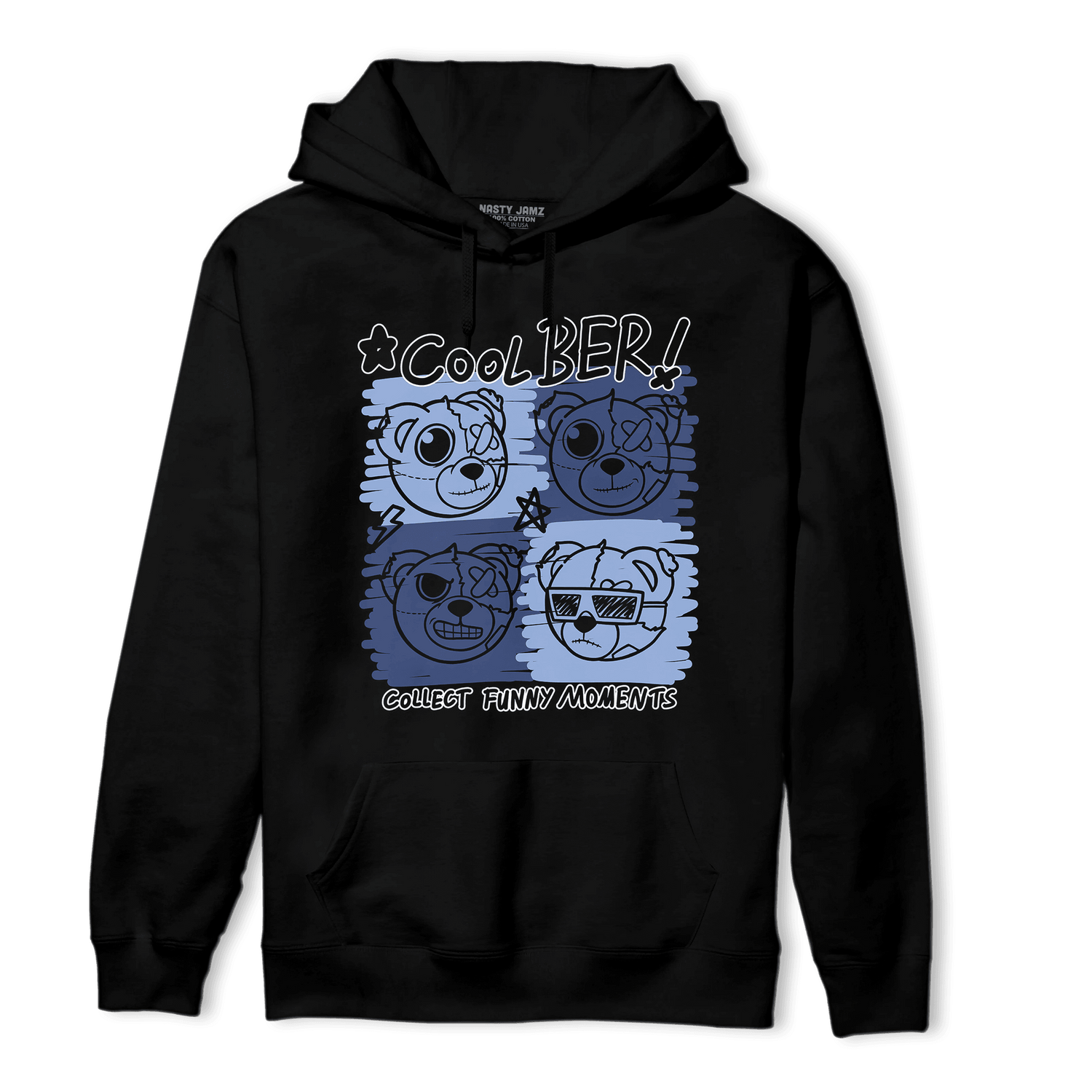 Midnight Navy 5s Hoodie Match Cool BER - NastyJamz