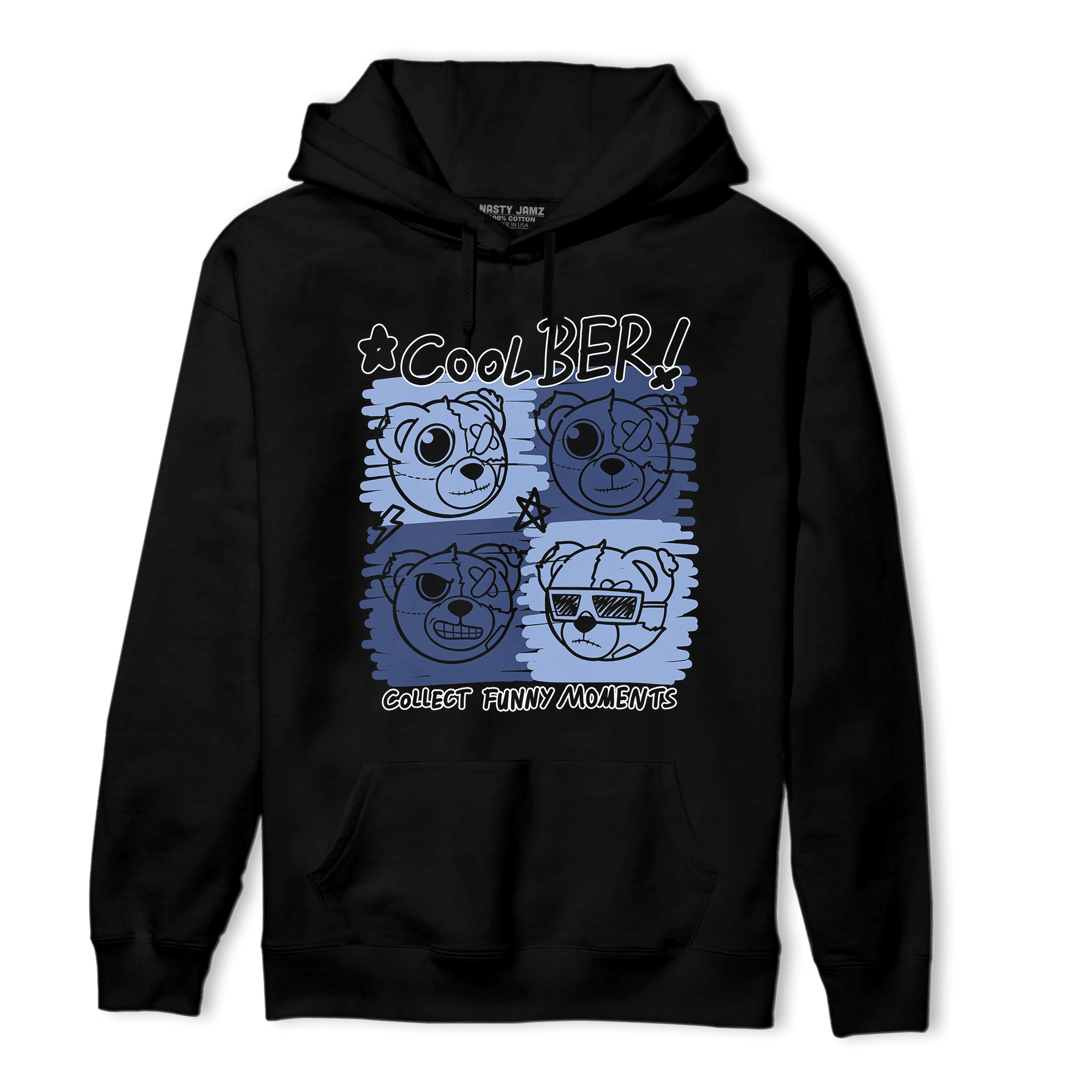 Midnight Navy 5s Hoodie Match Cool BER - NastyJamz