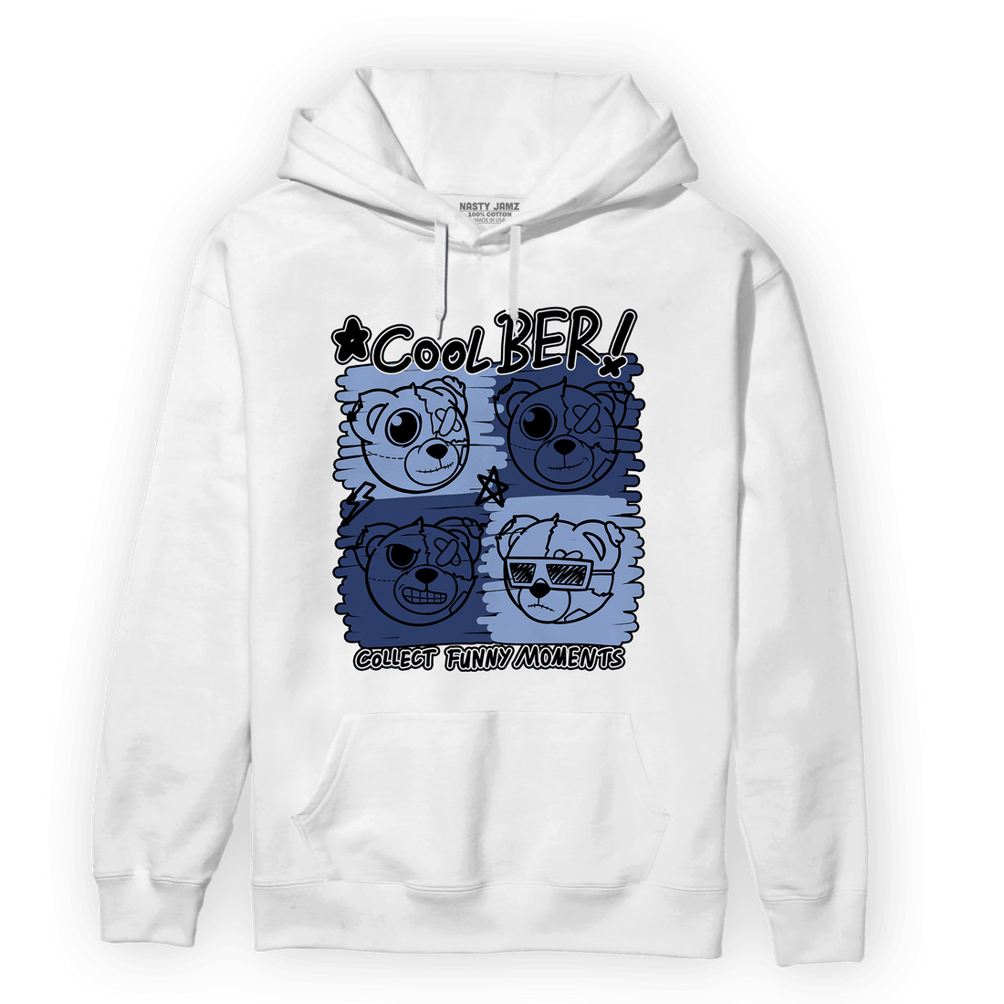 Midnight Navy 5s Hoodie Match Cool BER - NastyJamz