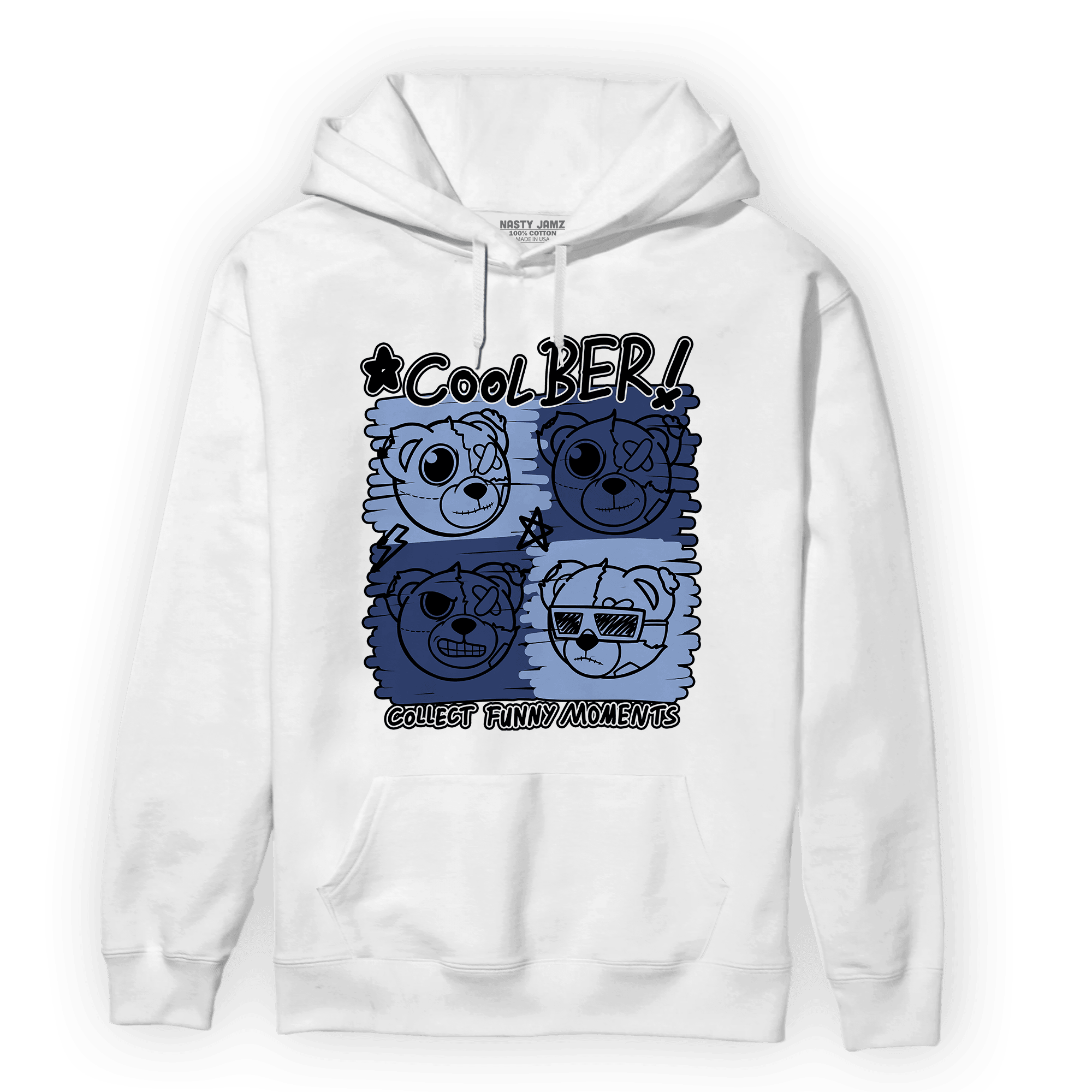 Midnight Navy 5s Hoodie Match Cool BER - NastyJamz
