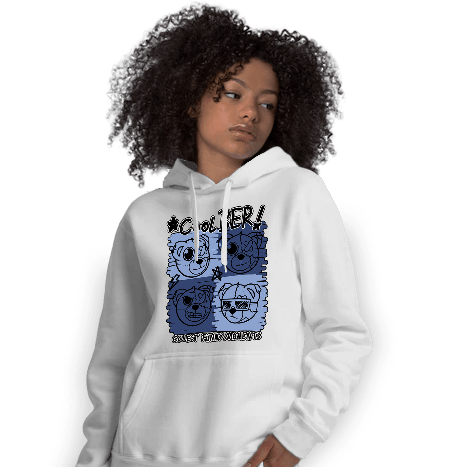 Midnight Navy 5s Hoodie Match Cool BER - NastyJamz