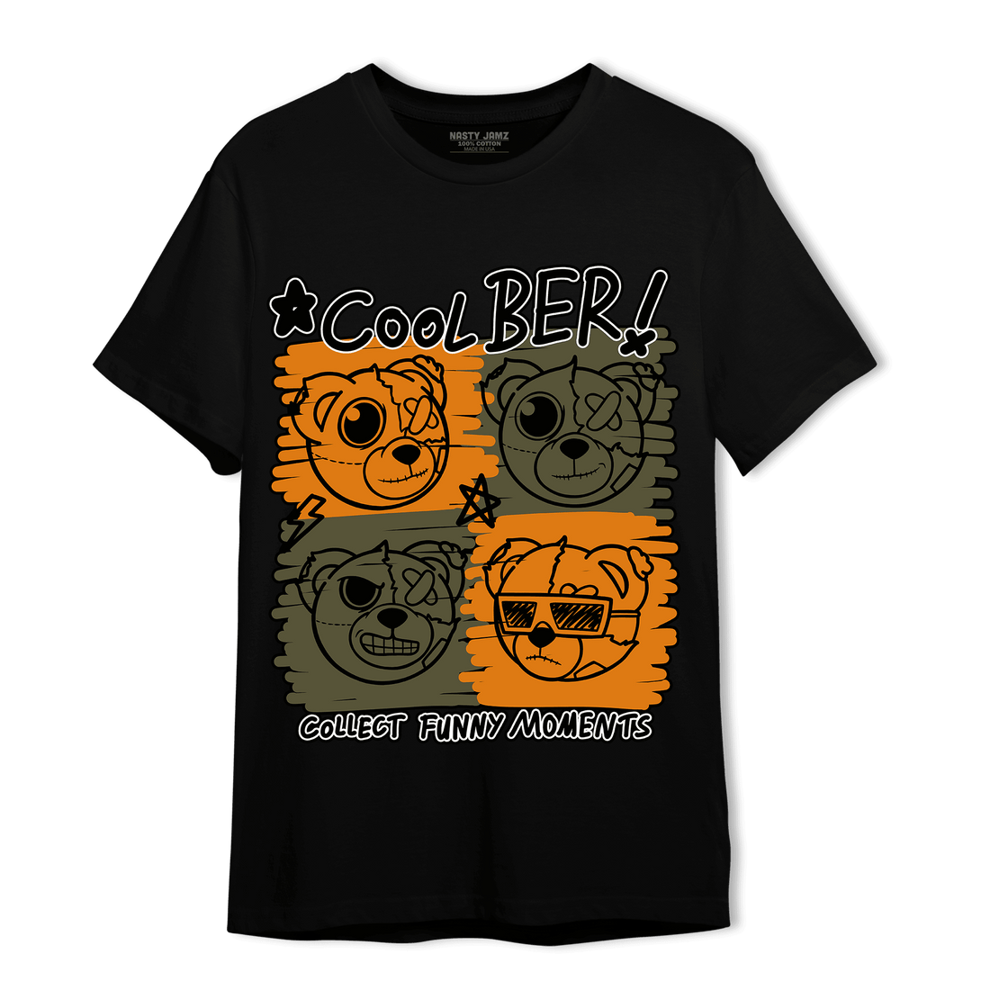 Olive 5s T Shirt Match Cool BER - NastyJamz