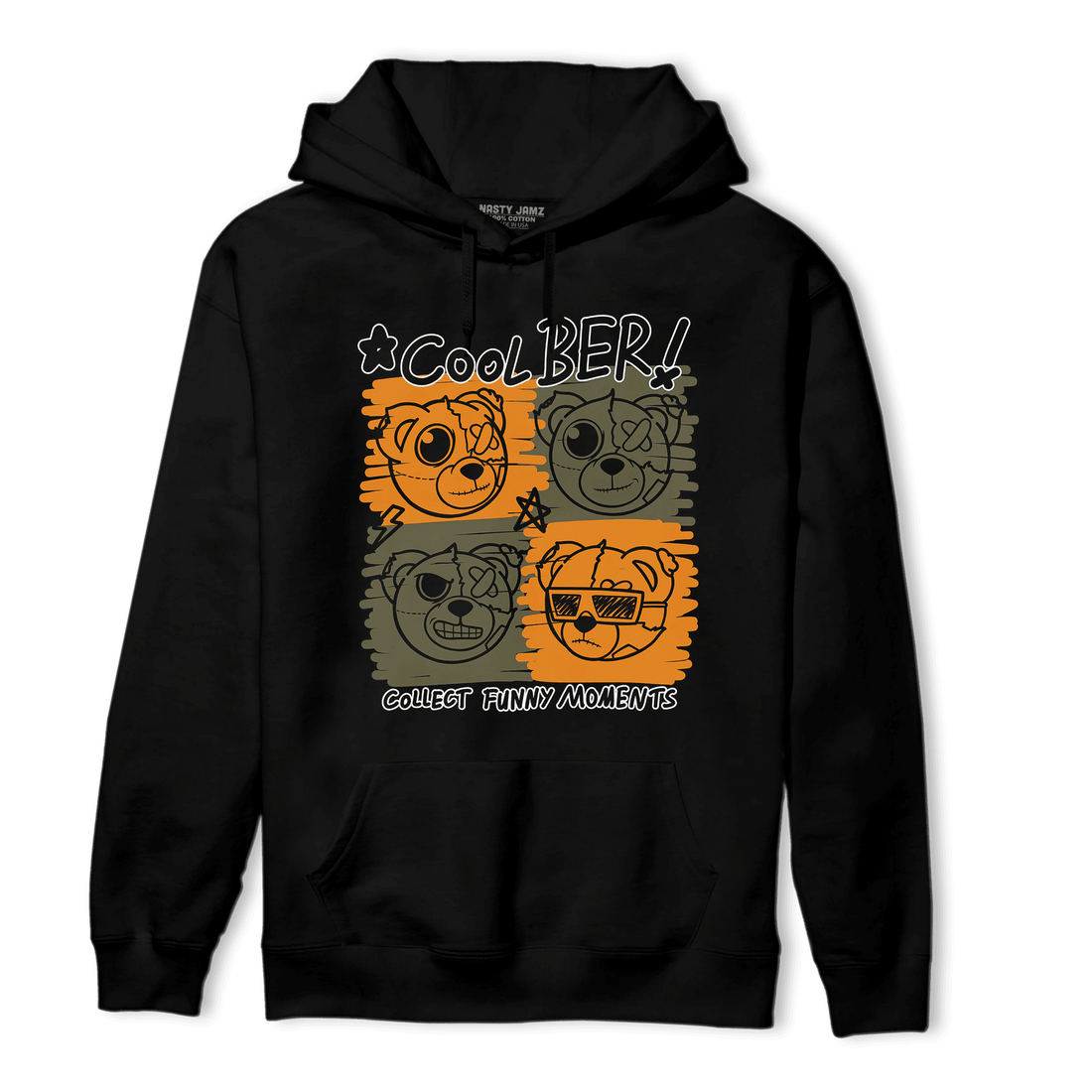 Olive 5s Hoodie Match Cool BER - NastyJamz