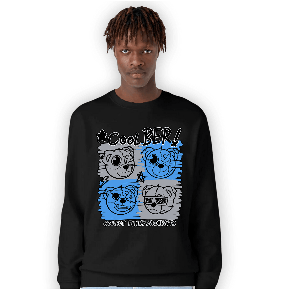 University Blue 5s Sweatshirt Match Cool BER - NastyJamz