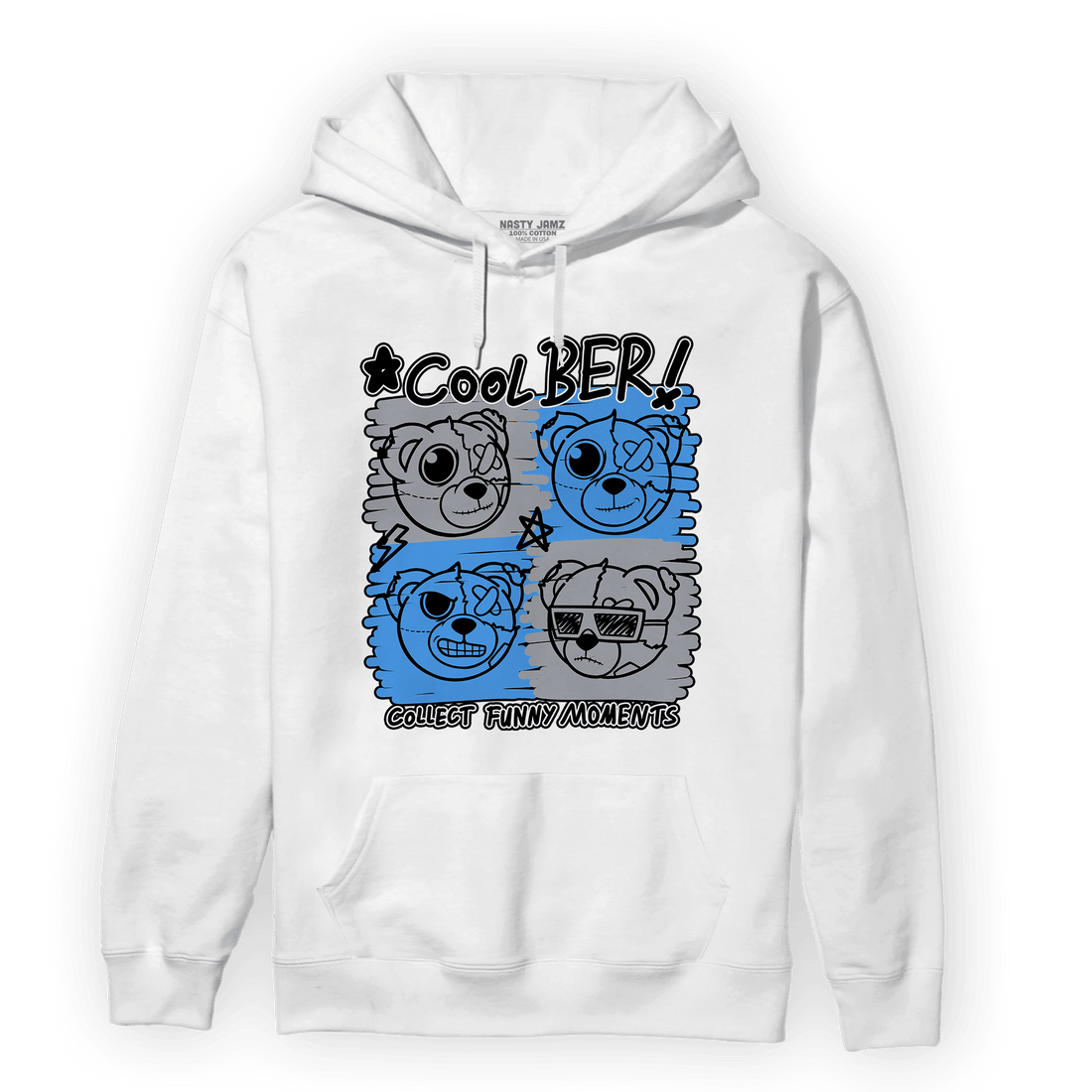 University Blue 5s Hoodie Match Cool BER - NastyJamz