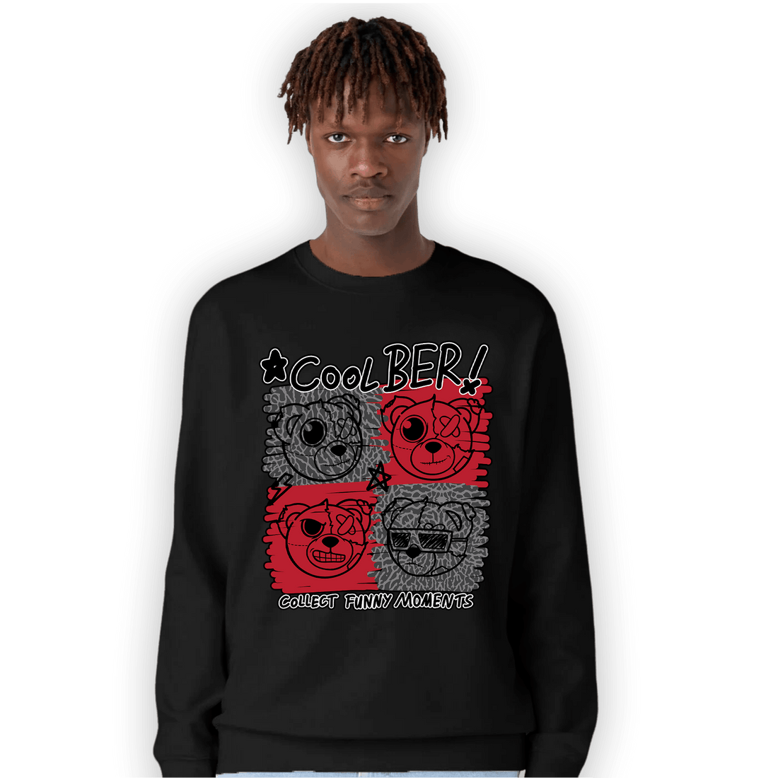Spizike Low Bred Sweatshirt Match Cool BER - NastyJamz
