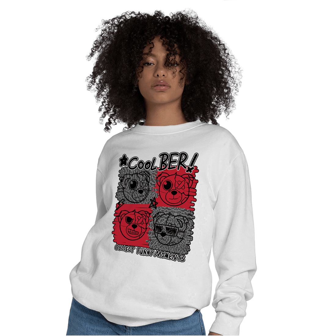 Spizike Low Bred Sweatshirt Match Cool BER - NastyJamz