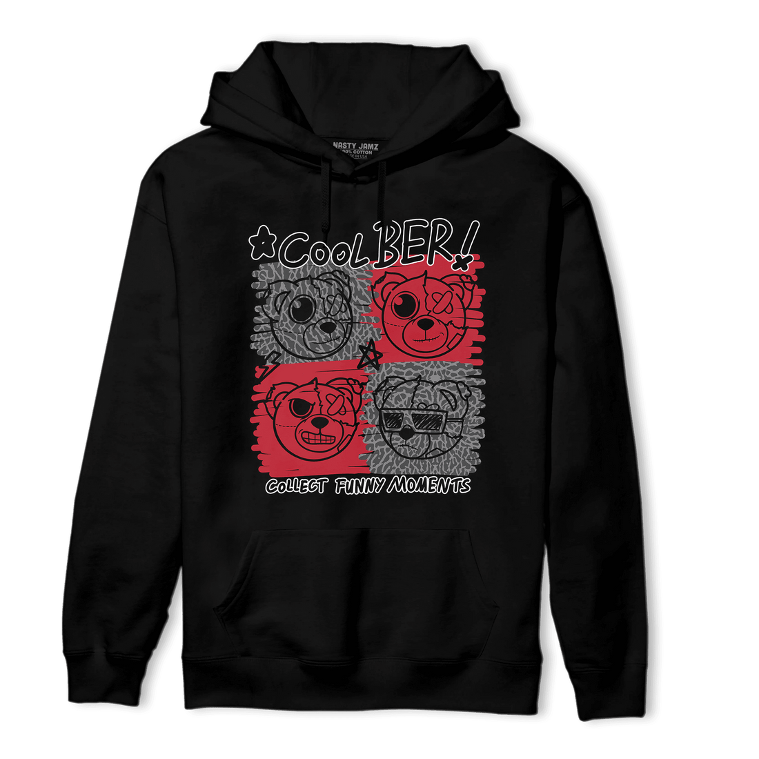 Spizike Low Bred Hoodie Match Cool BER - NastyJamz