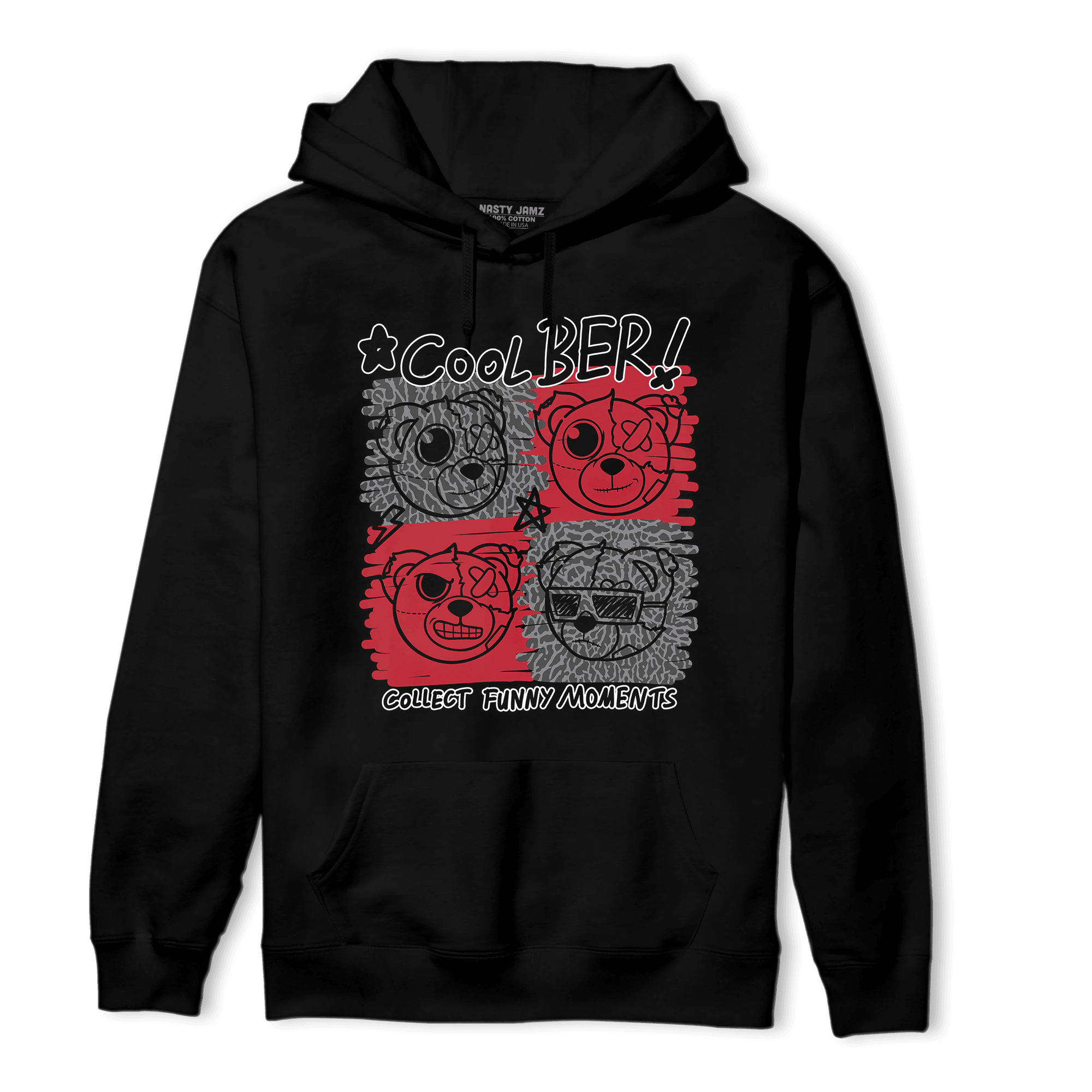 Spizike Low Bred Hoodie Match Cool BER - NastyJamz