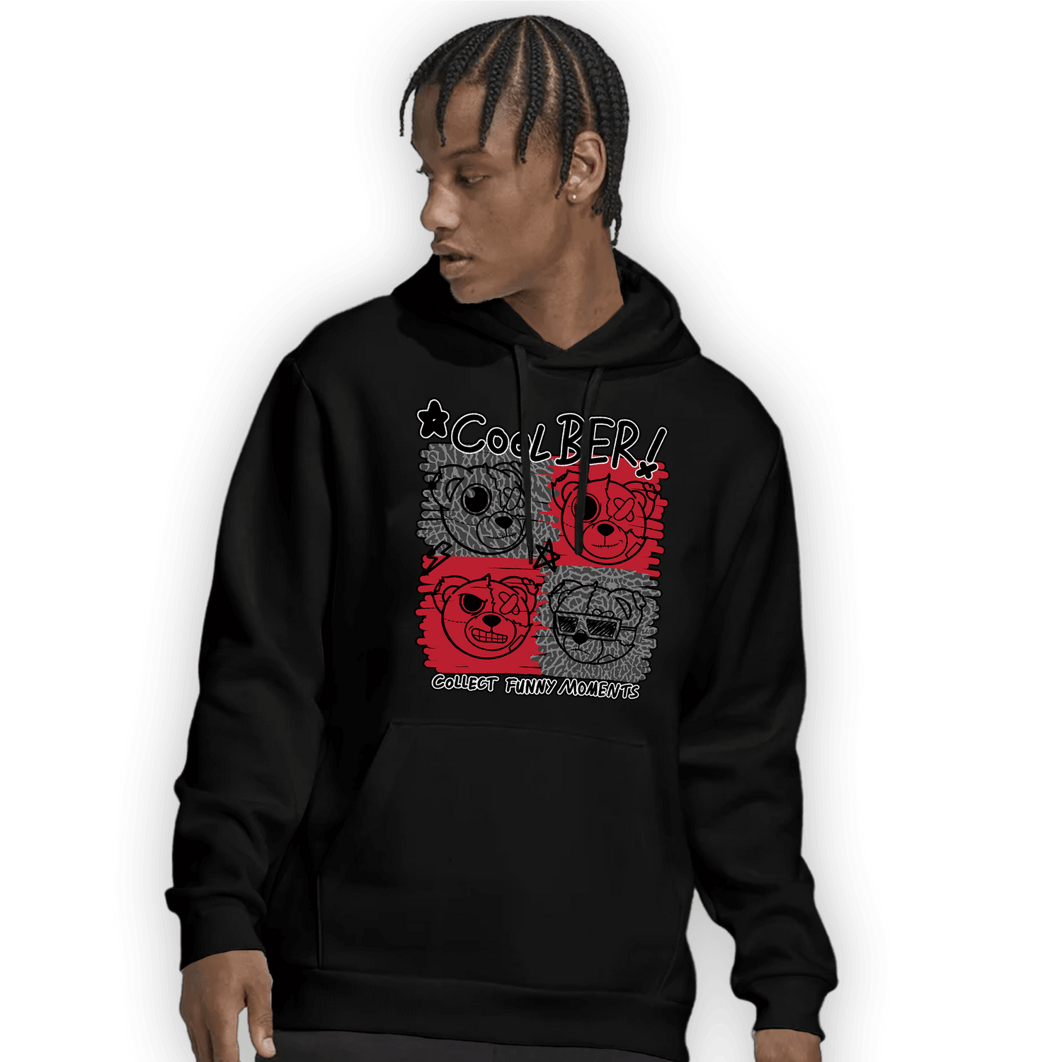 Spizike Low Bred Hoodie Match Cool BER - NastyJamz