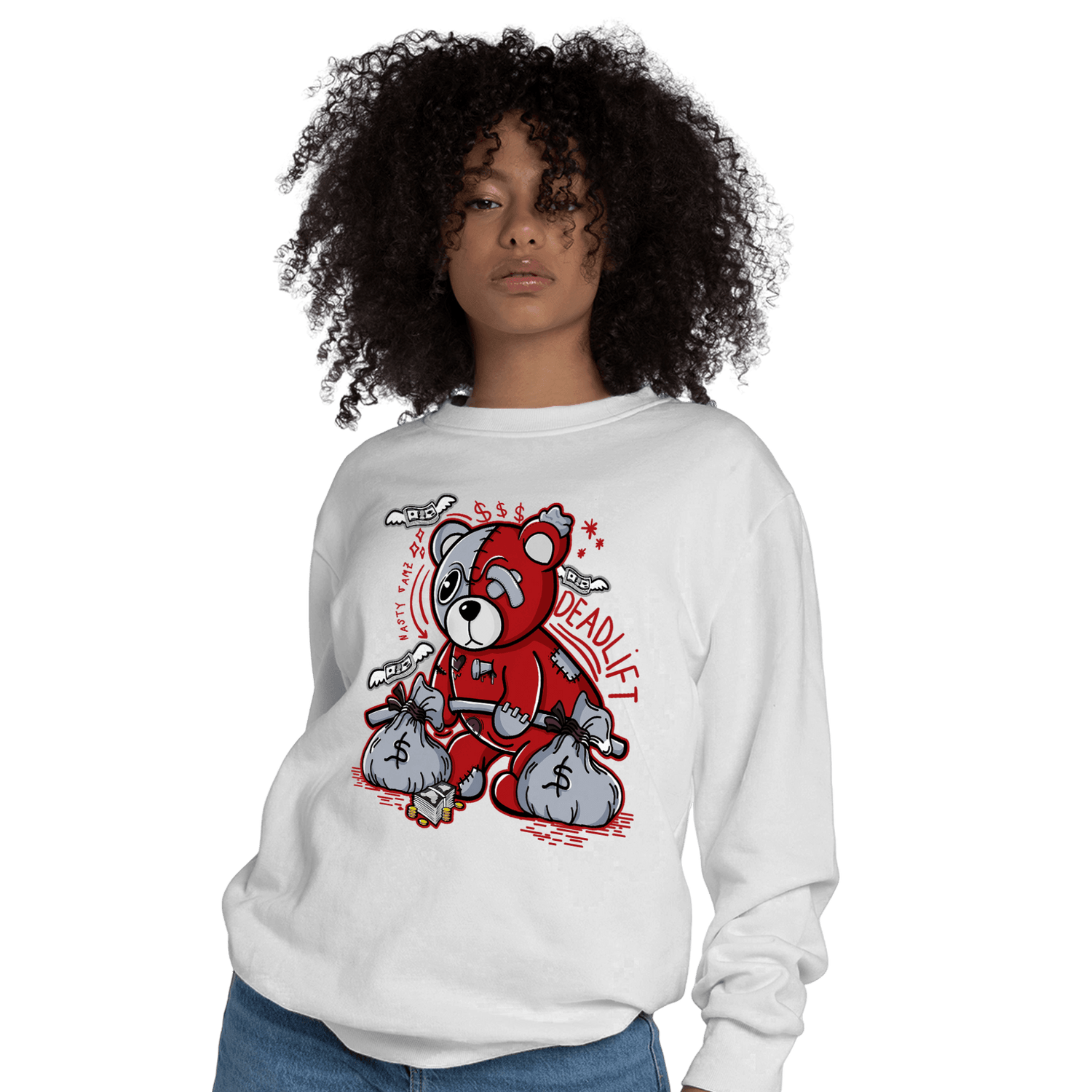 Cherry 11s Sweatshirt Match Deadlift BER - NastyJamz