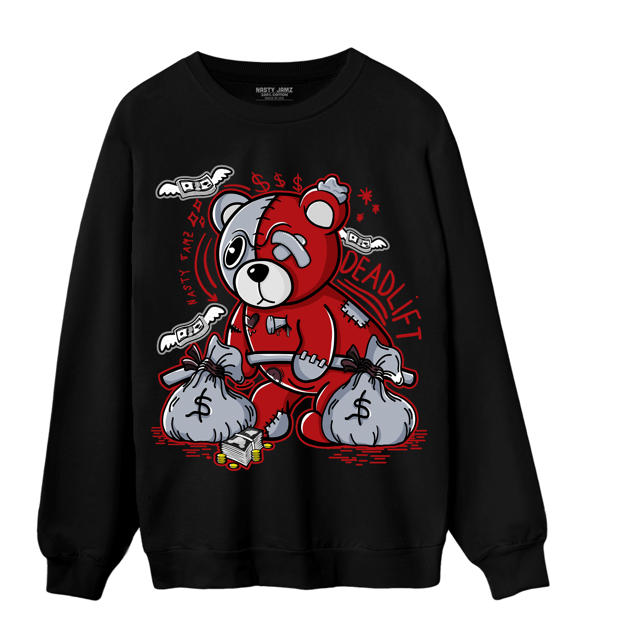 Cherry 11s Sweatshirt Match Deadlift BER - NastyJamz