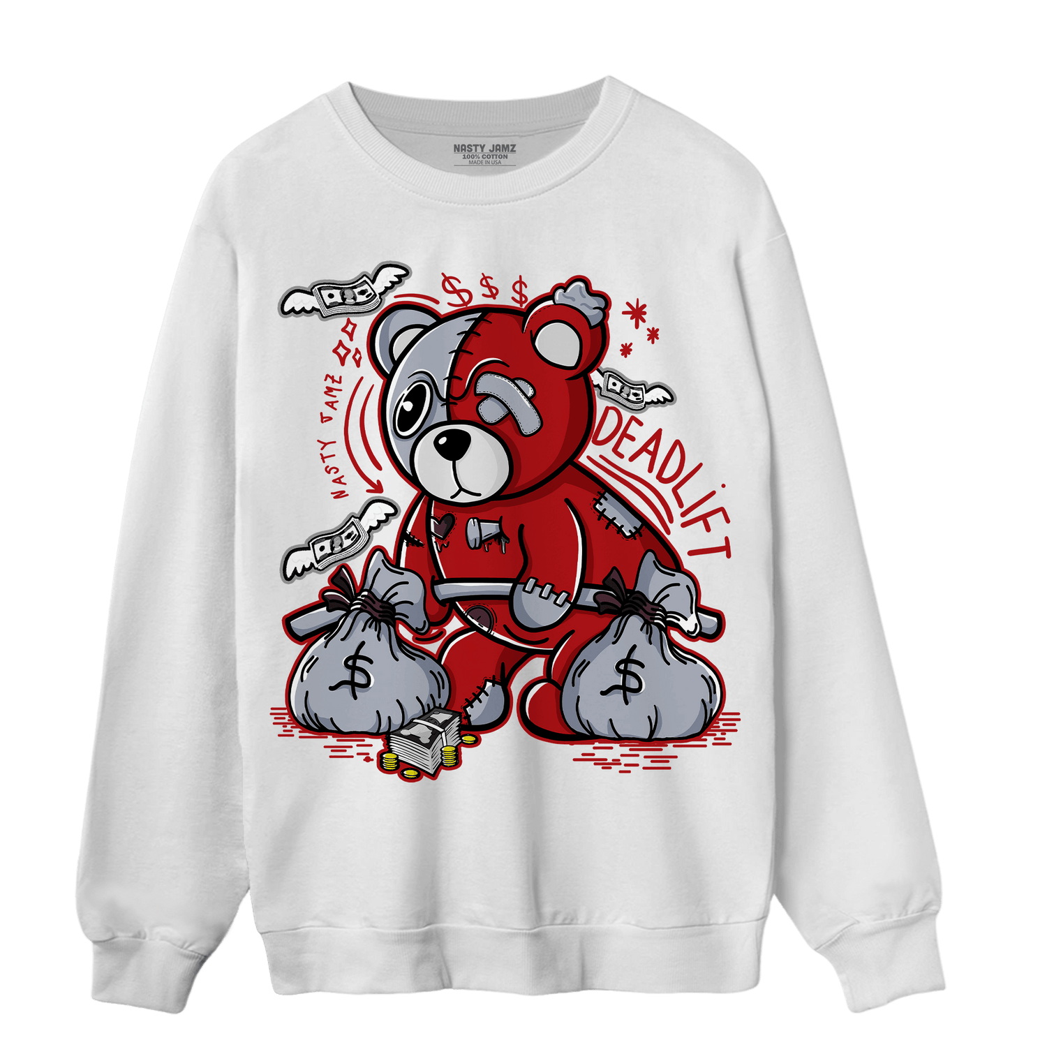 Cherry 11s Sweatshirt Match Deadlift BER - NastyJamz