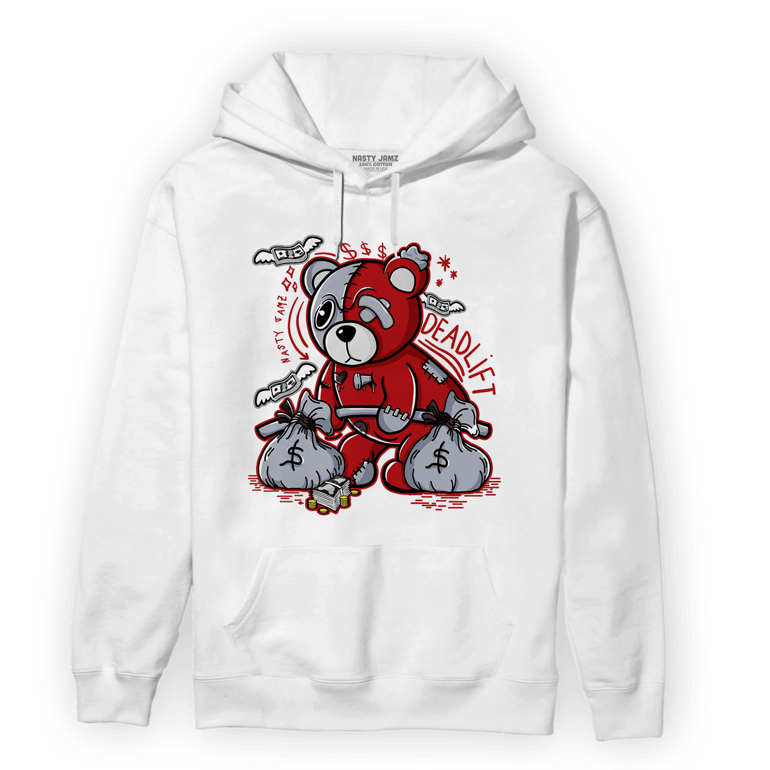 Cherry 11s Hoodie Match Deadlift BER - NastyJamz