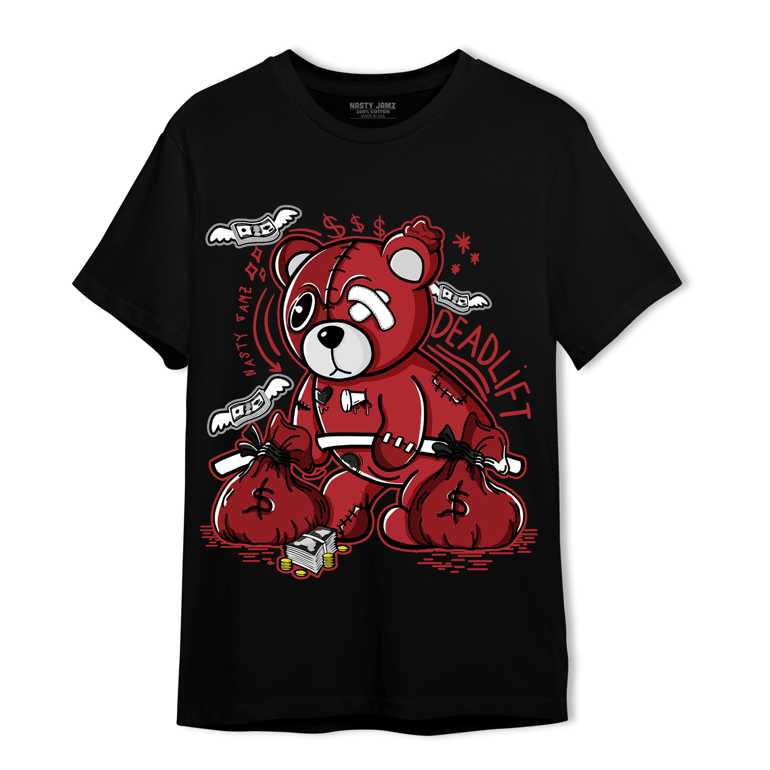 Cherry 12s T Shirt Match Deadlift BER - NastyJamz