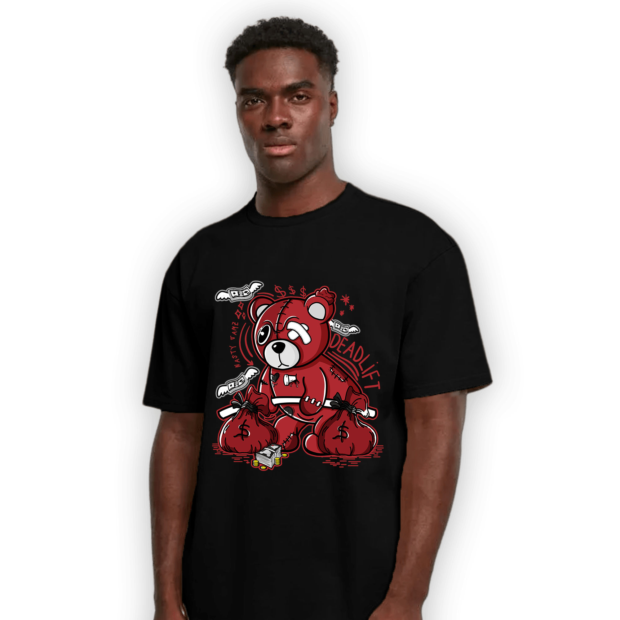 Cherry 12s T Shirt Match Deadlift BER - NastyJamz