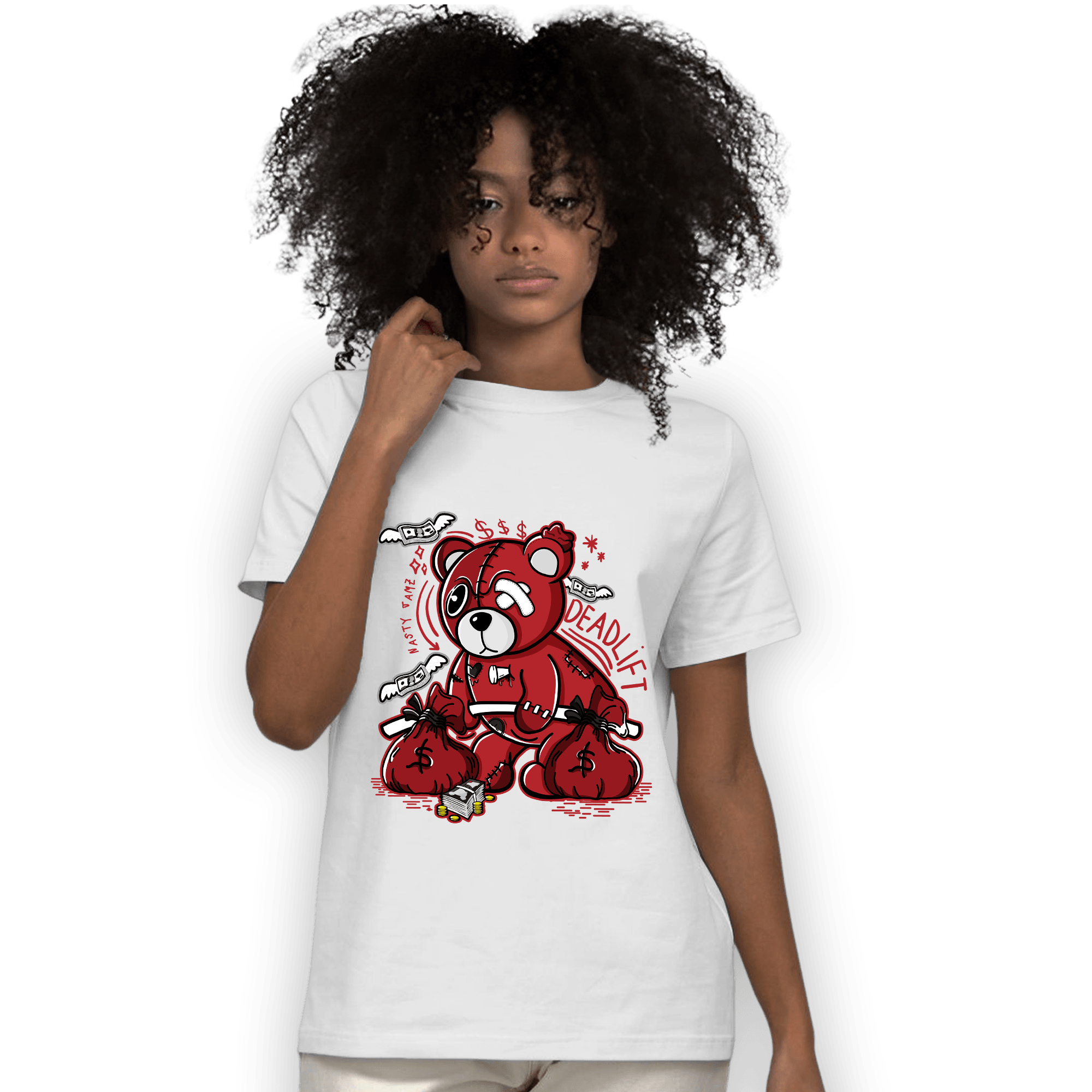 Cherry 12s T Shirt Match Deadlift BER - NastyJamz