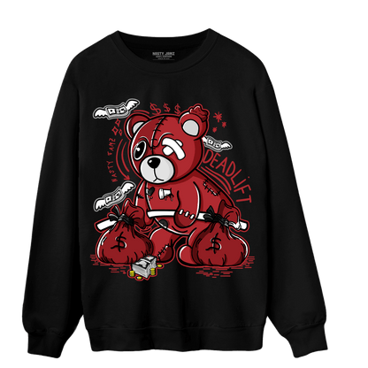 Cherry 12s Sweatshirt Match Deadlift BER - NastyJamz