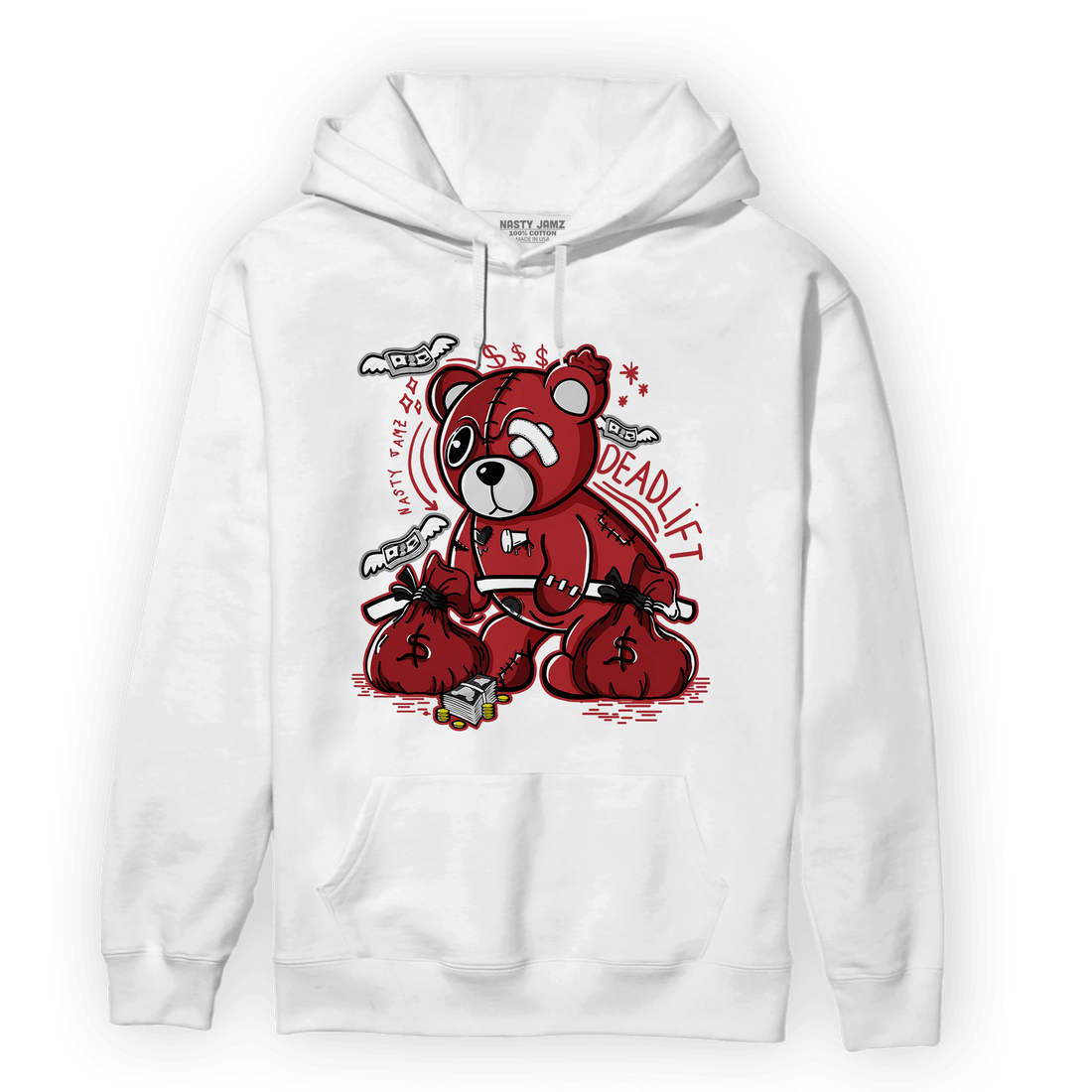 Cherry 12s Hoodie Match Deadlift BER - NastyJamz