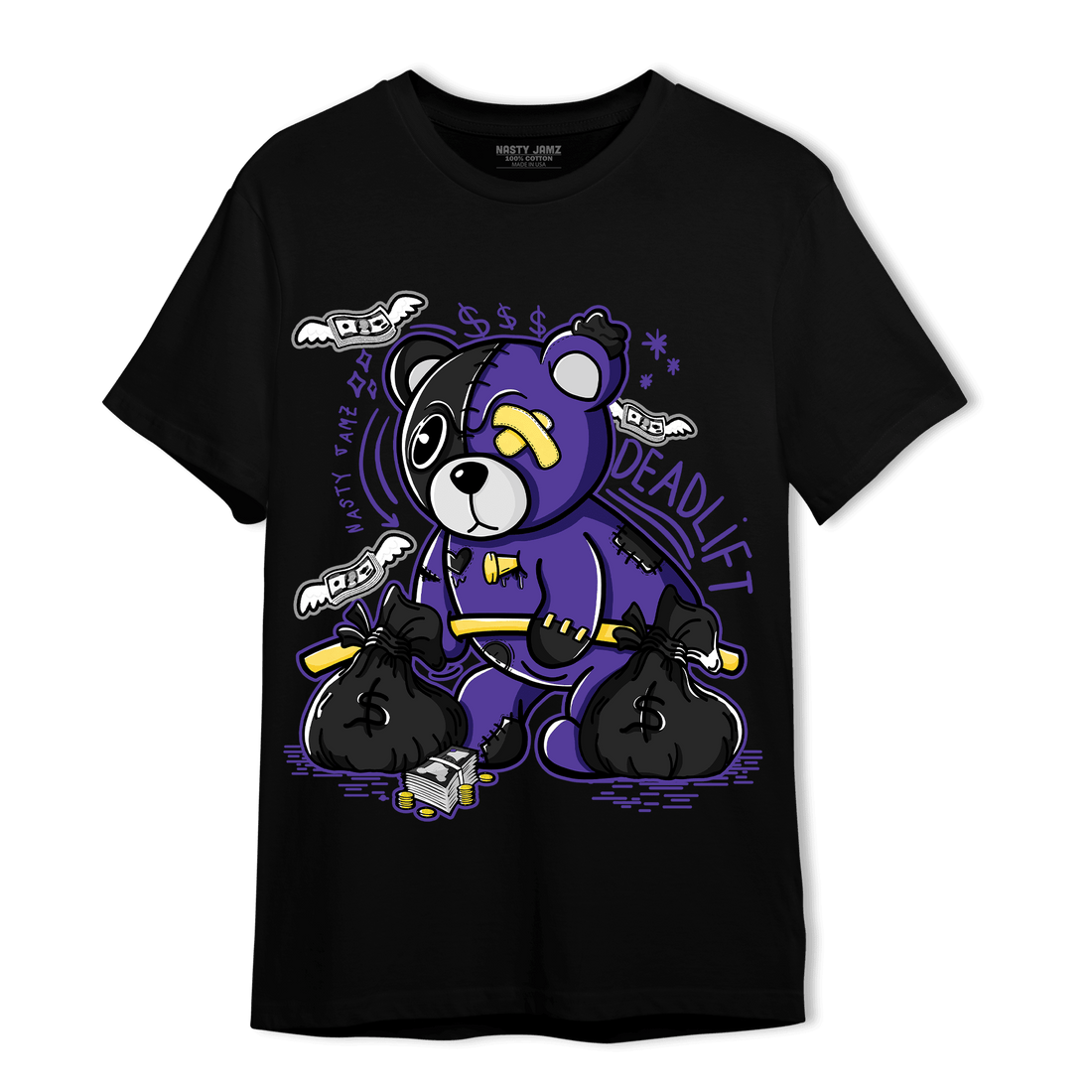 Field Purple 12s T Shirt Match Deadlift BER - NastyJamz