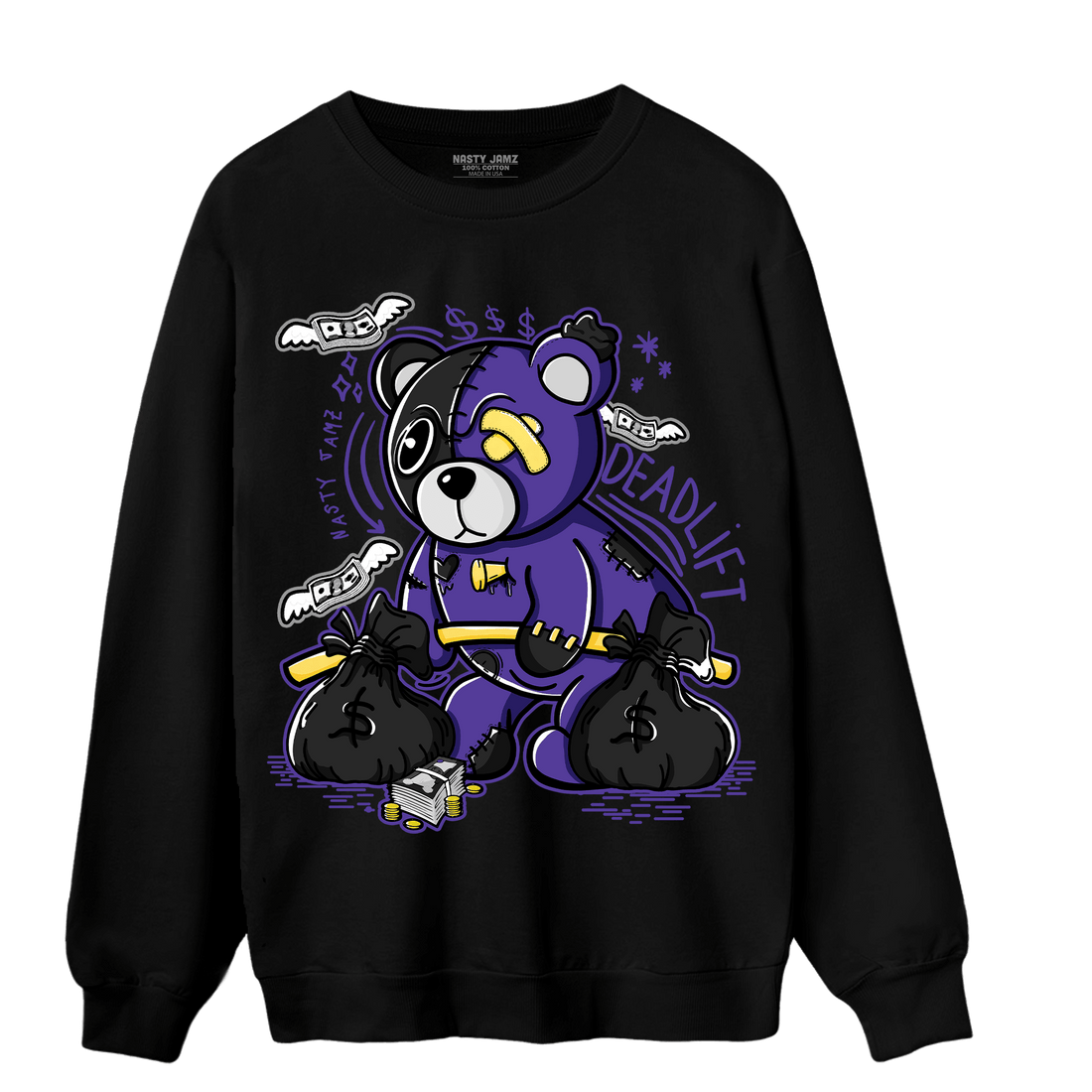 Field Purple 12s Sweatshirt Match Deadlift BER - NastyJamz