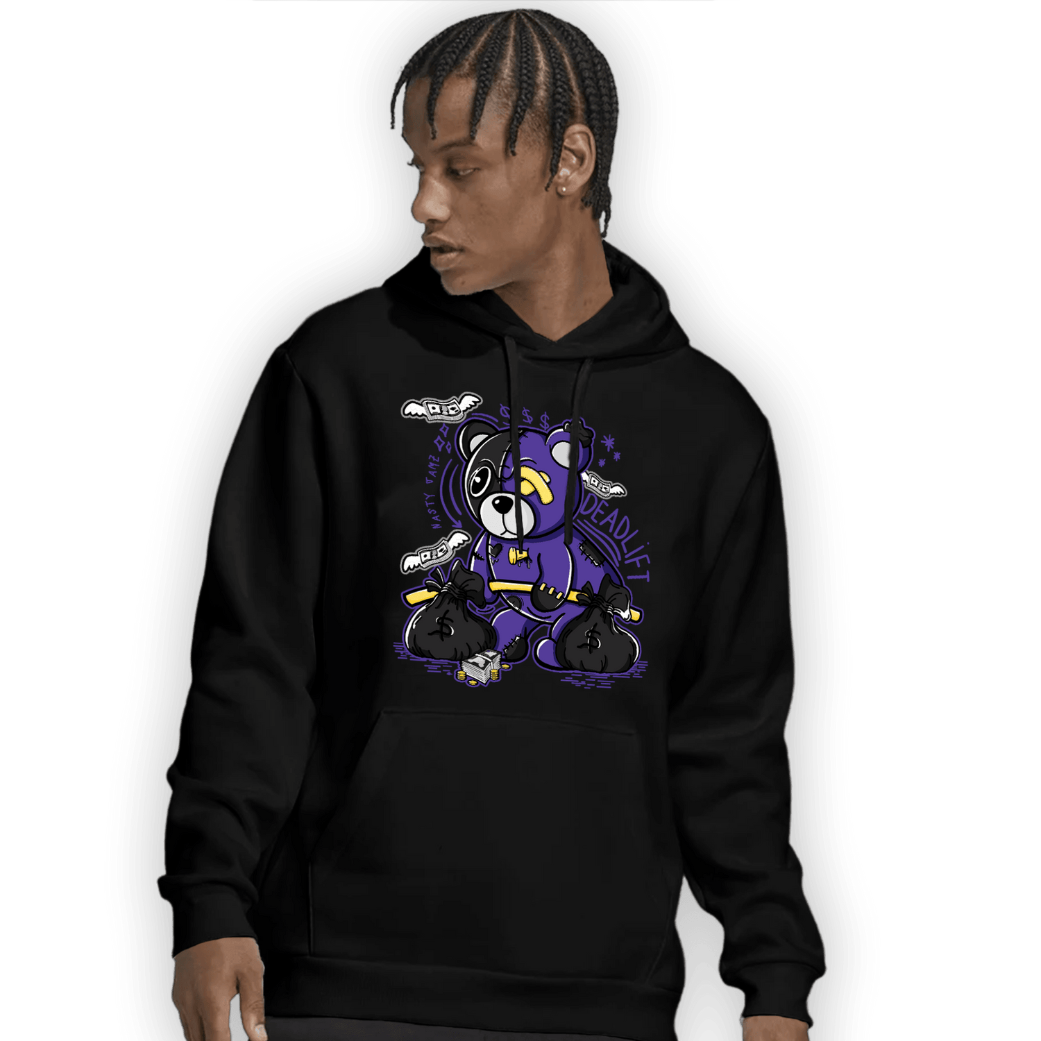 Field Purple 12s Hoodie Match Deadlift BER - NastyJamz