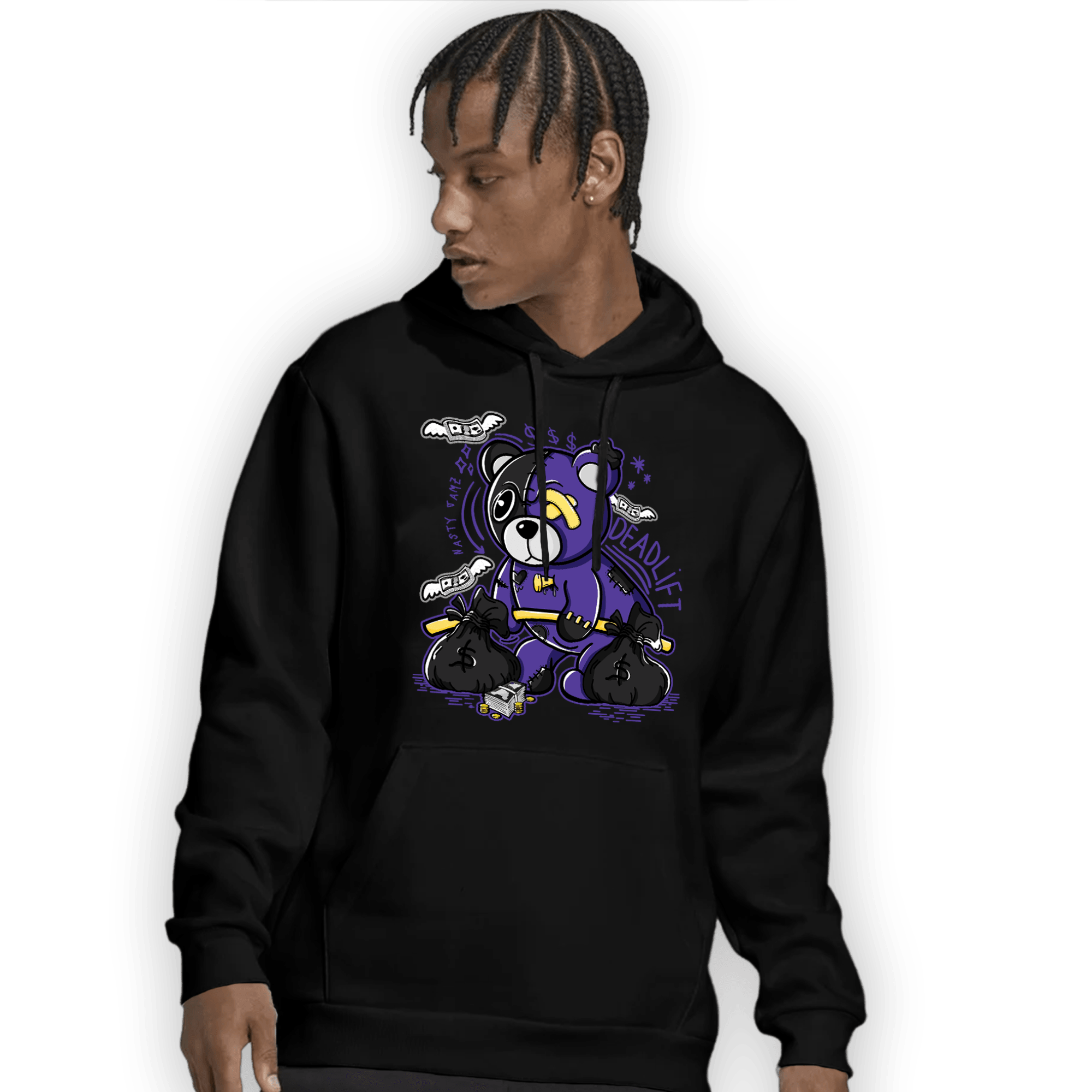 Field Purple 12s Hoodie Match Deadlift BER - NastyJamz