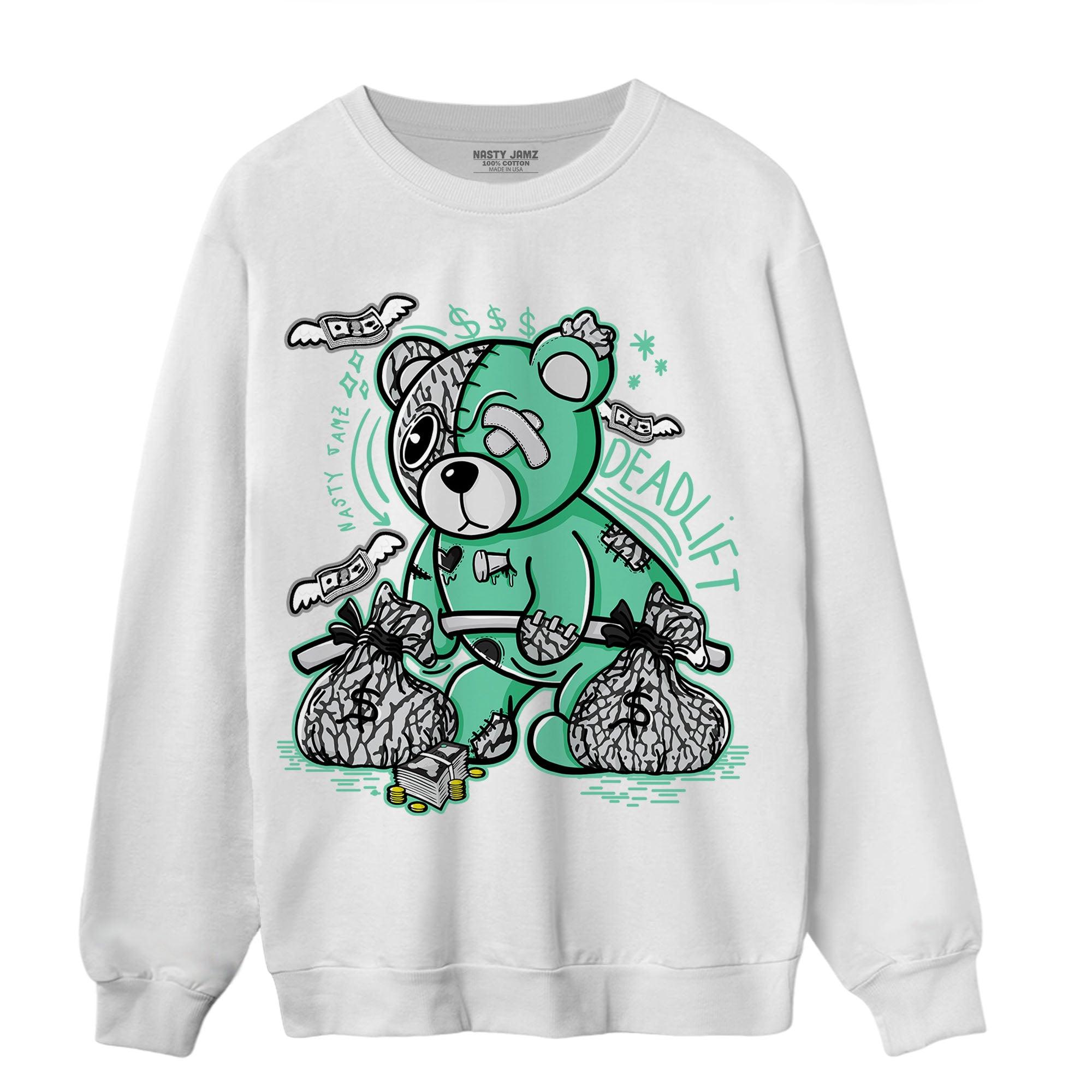 Green Glow 3s Sweatshirt Match Deadlift BER - NastyJamz