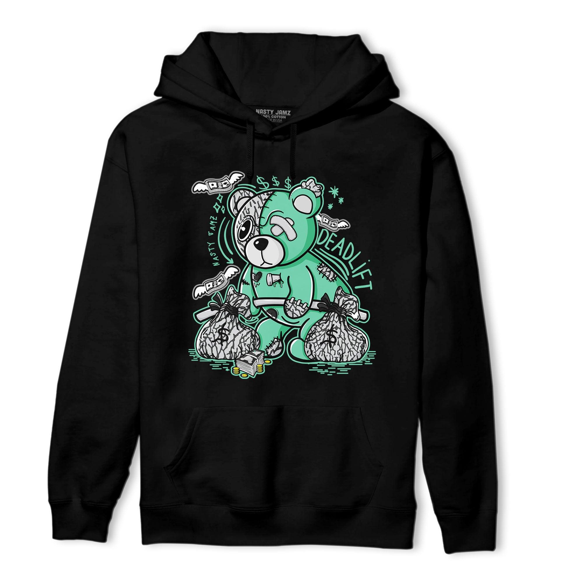 Green Glow 3s Hoodie Match Deadlift BER - NastyJamz