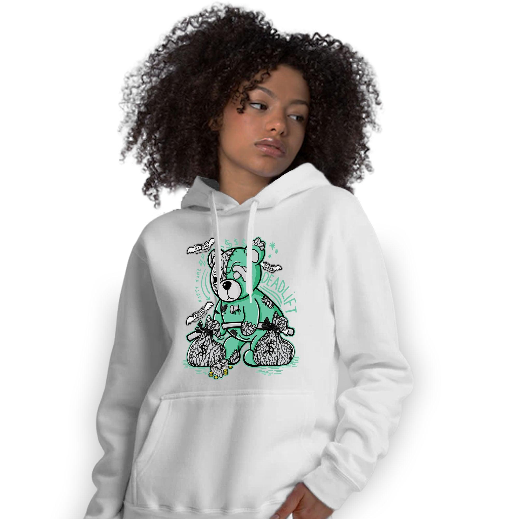 Green Glow 3s Hoodie Match Deadlift BER - NastyJamz