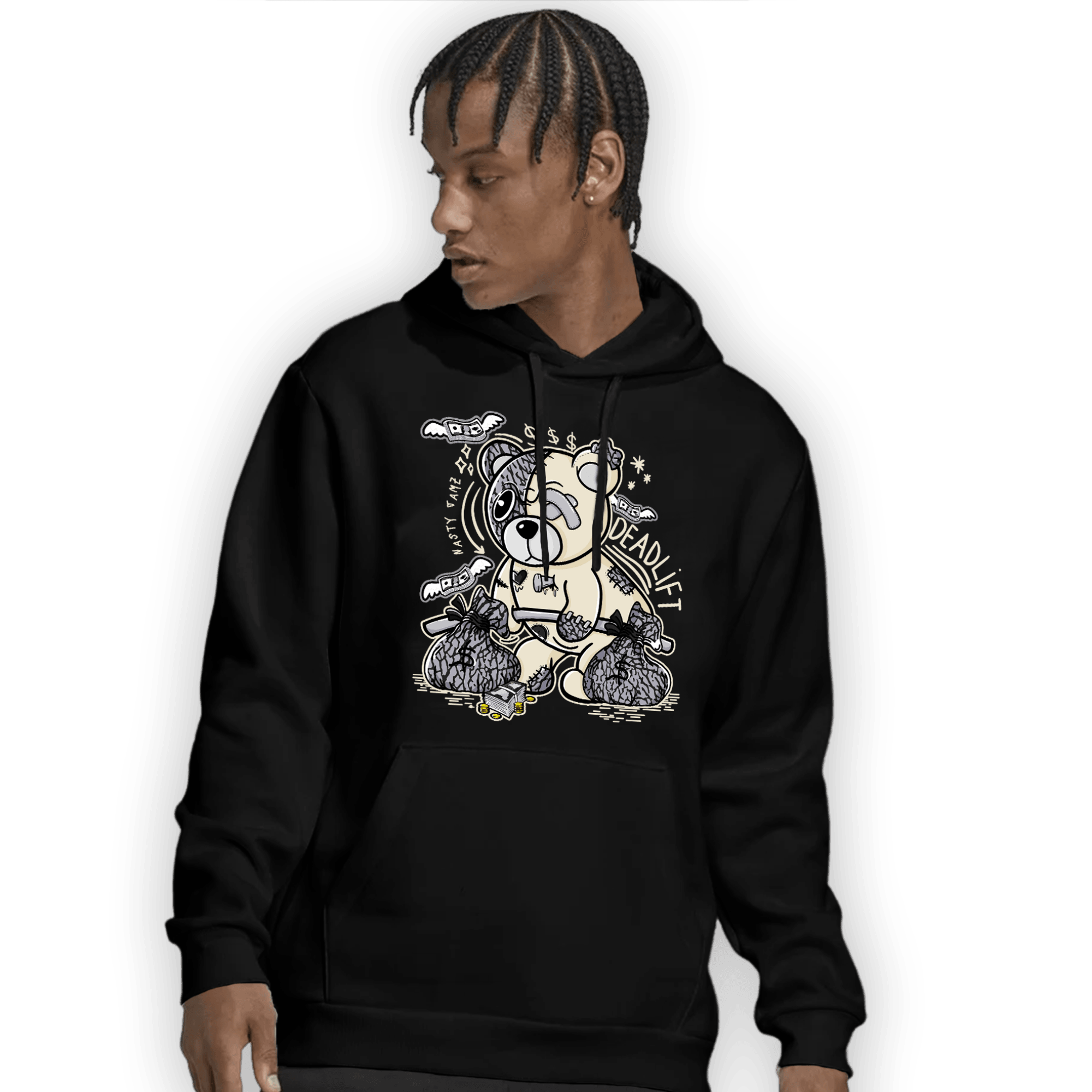 Off Noir 3s Hoodie Match Deadlift BER - NastyJamz