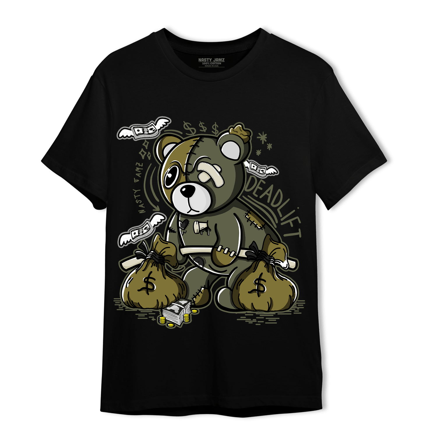 SE Craft Medium Olive 4s T Shirt Match Deadlift BER - NastyJamz