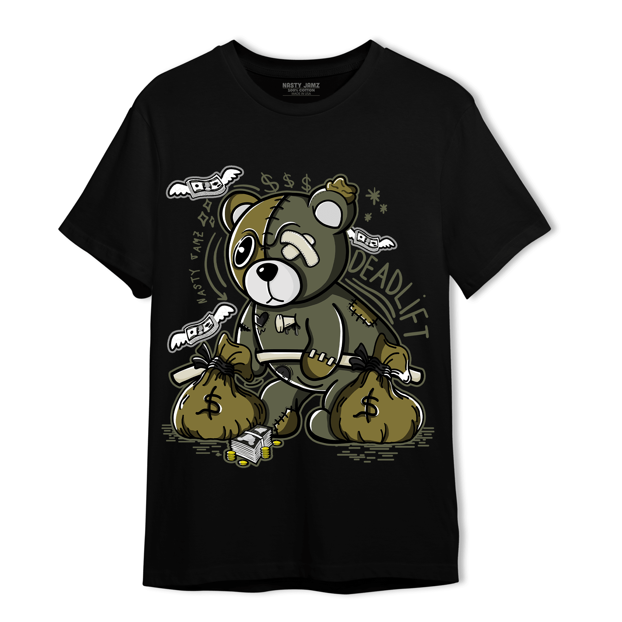 SE Craft Medium Olive 4s T Shirt Match Deadlift BER - NastyJamz