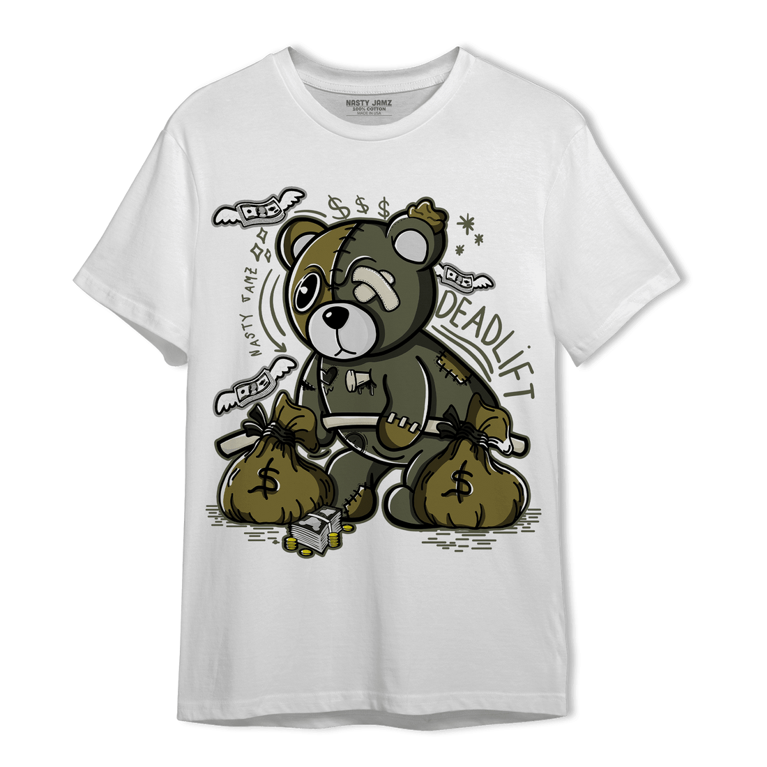 SE Craft Medium Olive 4s T Shirt Match Deadlift BER - NastyJamz