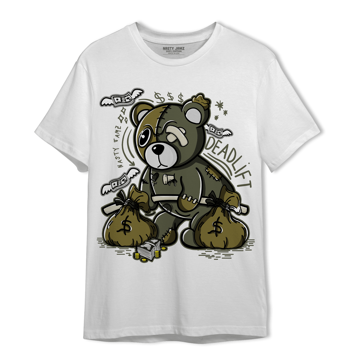SE Craft Medium Olive 4s T Shirt Match Deadlift BER - NastyJamz