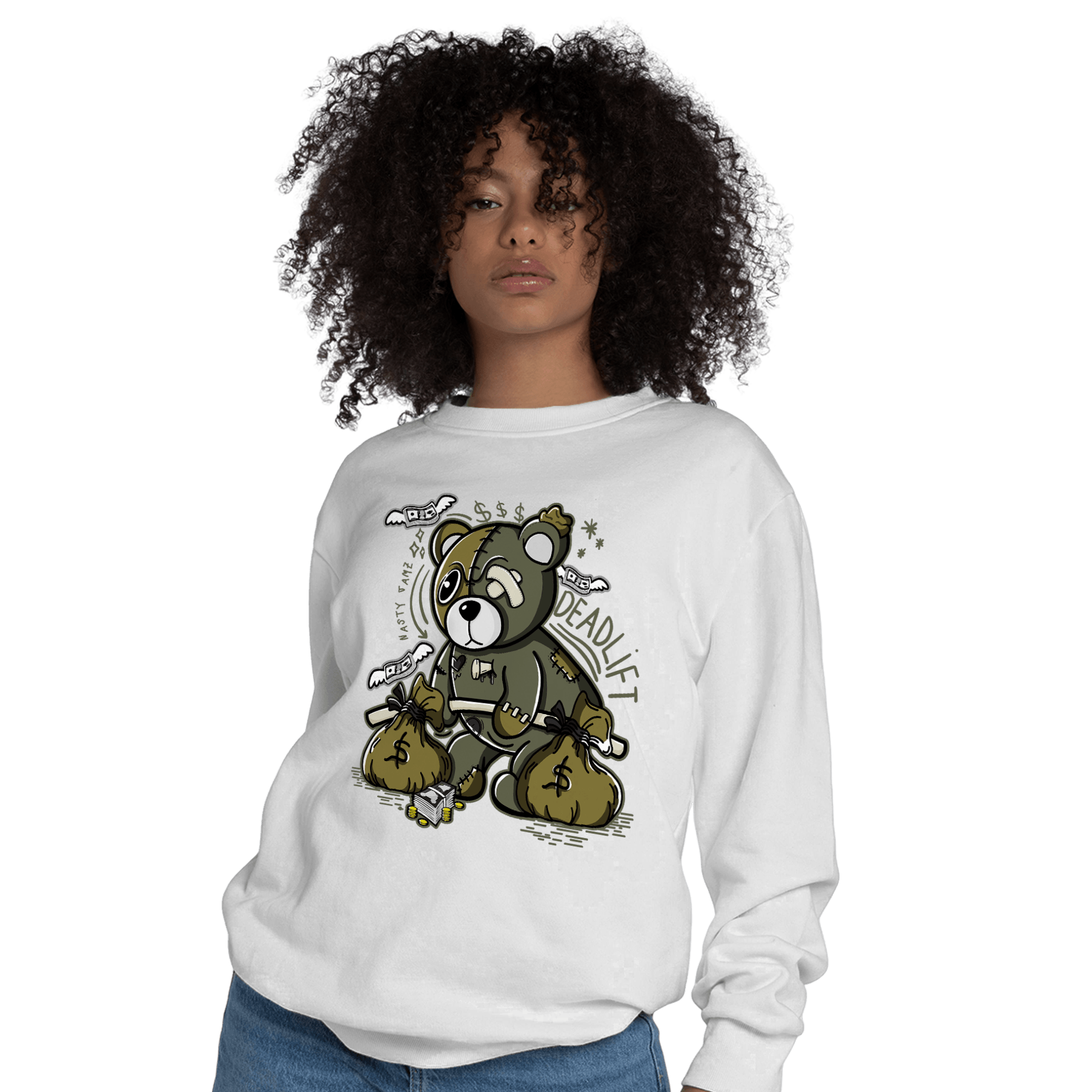 SE Craft Medium Olive 4s Sweatshirt Match Deadlift BER - NastyJamz