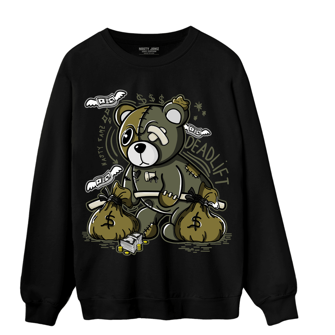 SE Craft Medium Olive 4s Sweatshirt Match Deadlift BER - NastyJamz