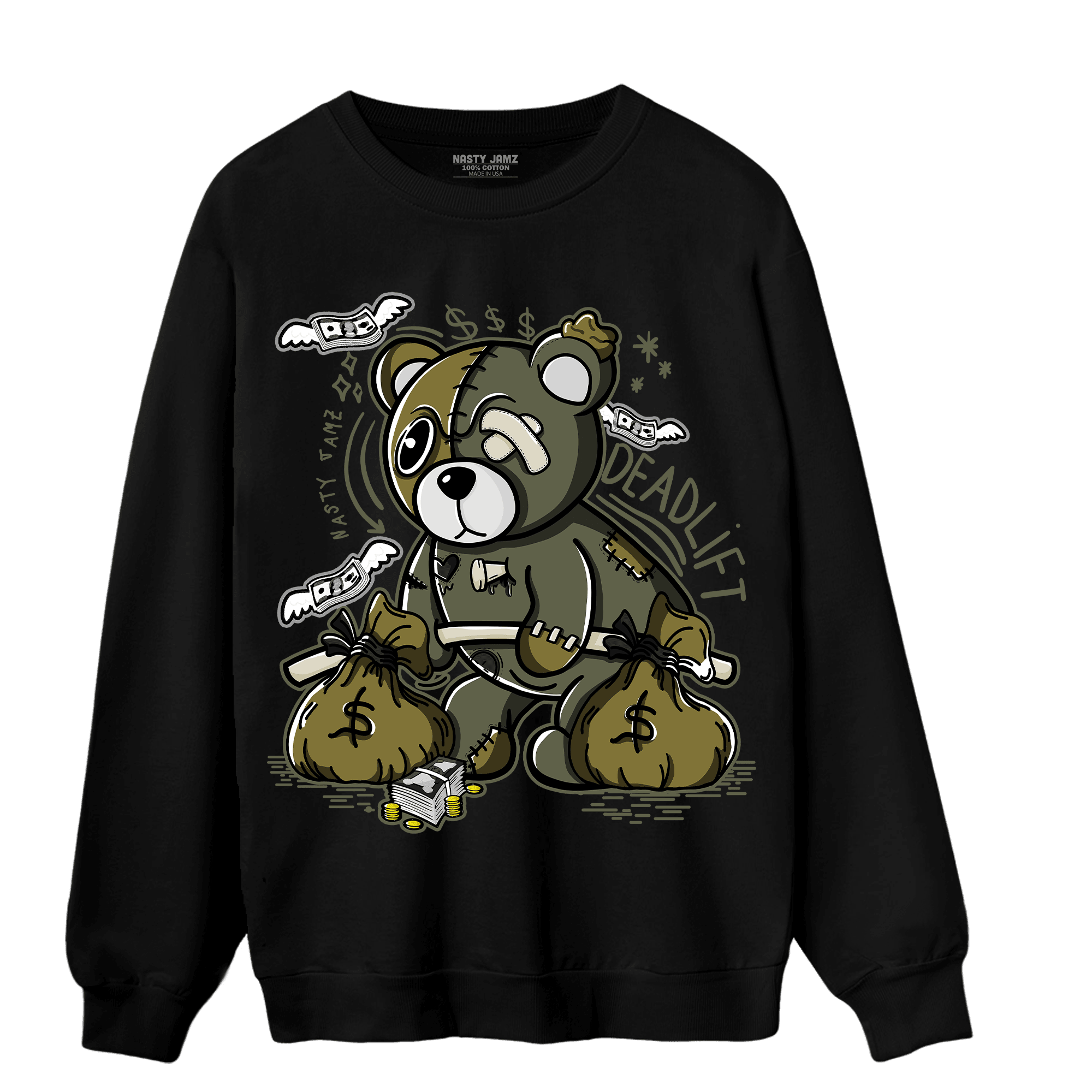 SE Craft Medium Olive 4s Sweatshirt Match Deadlift BER - NastyJamz