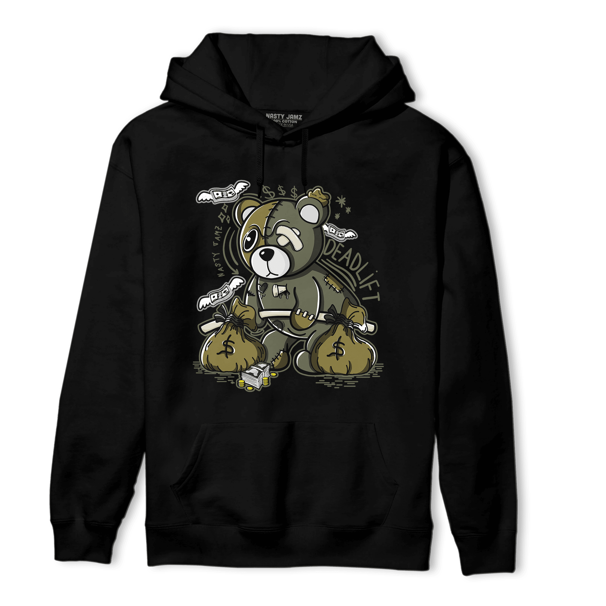 SE Craft Medium Olive 4s Hoodie Match Deadlift BER - NastyJamz