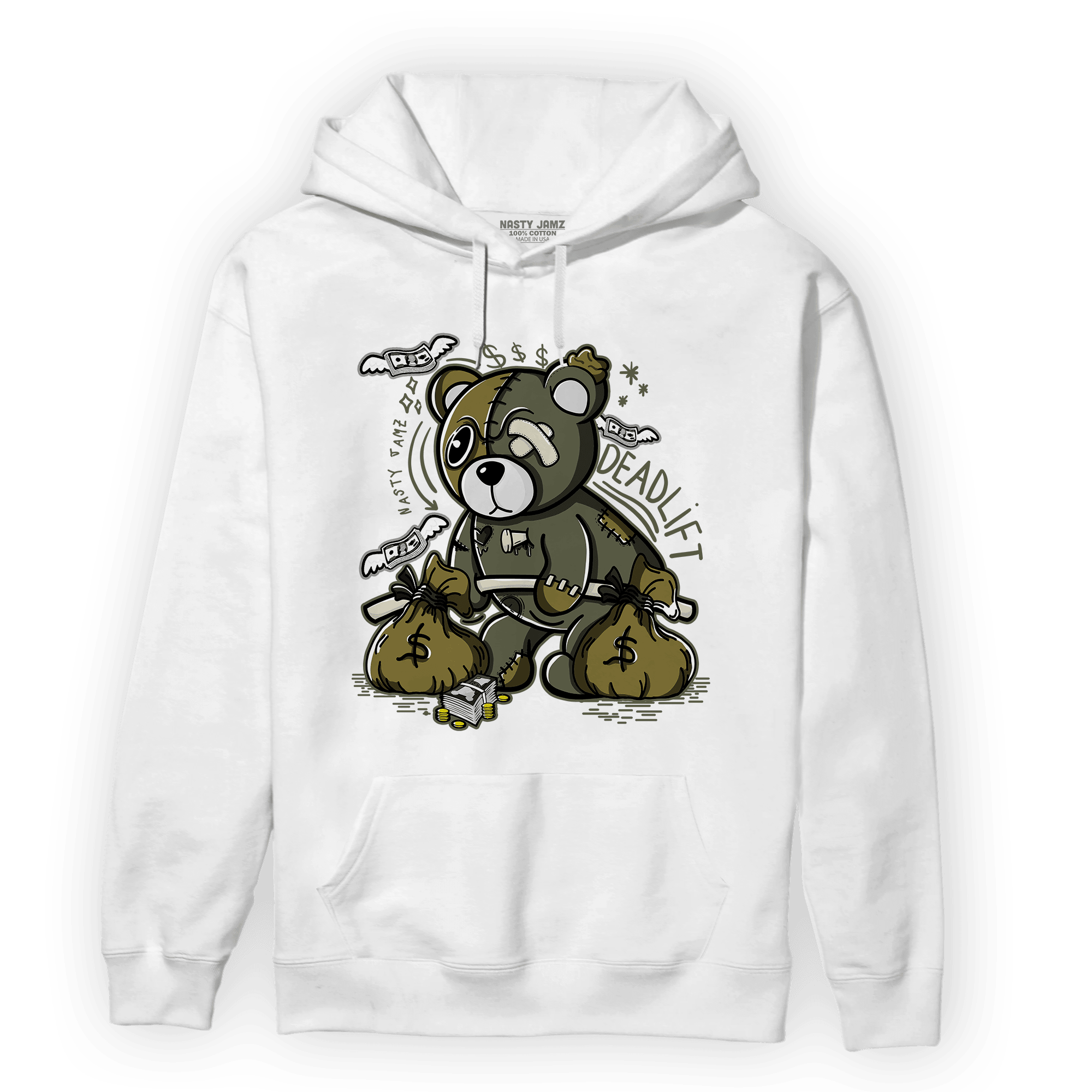 SE Craft Medium Olive 4s Hoodie Match Deadlift BER - NastyJamz