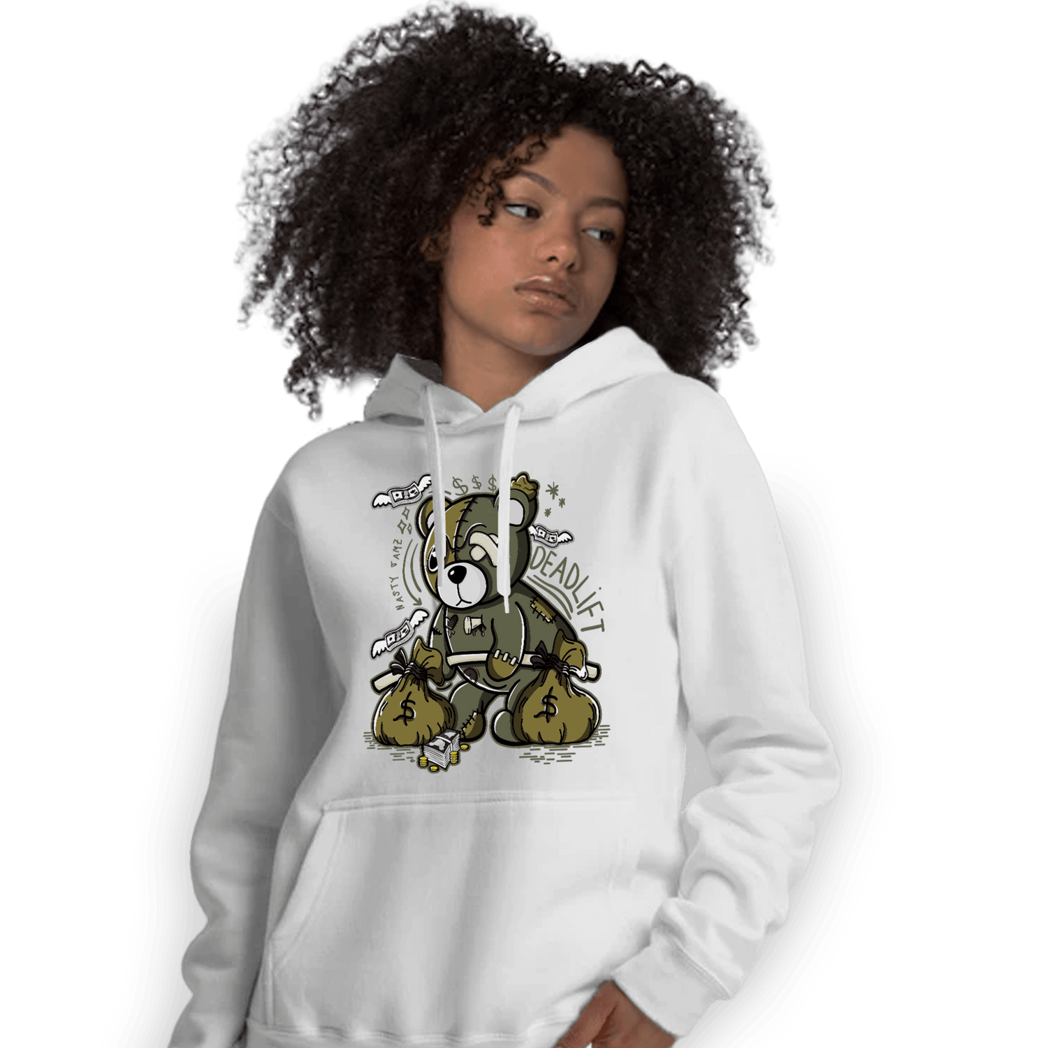 SE Craft Medium Olive 4s Hoodie Match Deadlift BER - NastyJamz