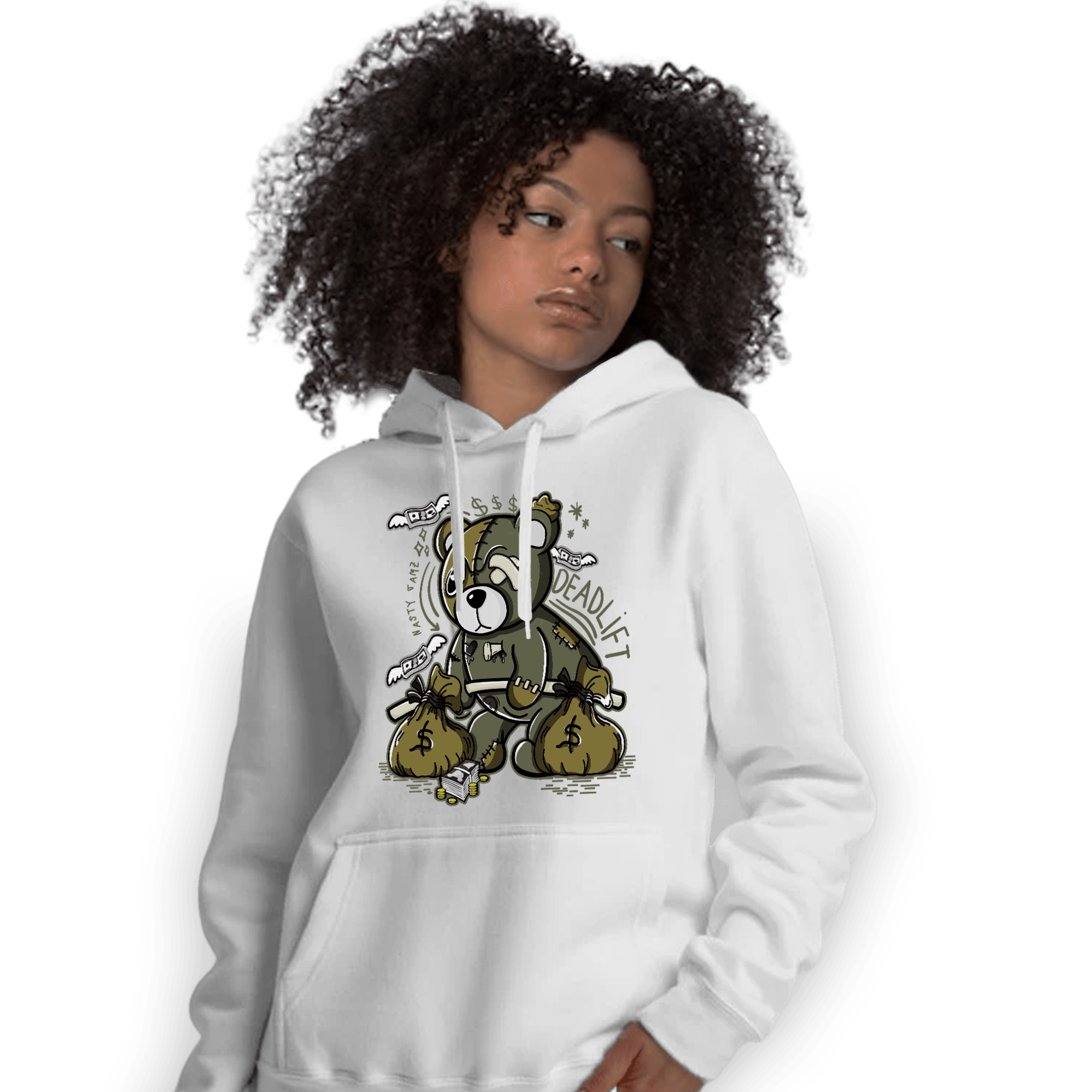 SE Craft Medium Olive 4s Hoodie Match Deadlift BER - NastyJamz