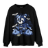 Midnight Navy 5s Sweatshirt Match Deadlift BER - NastyJamz
