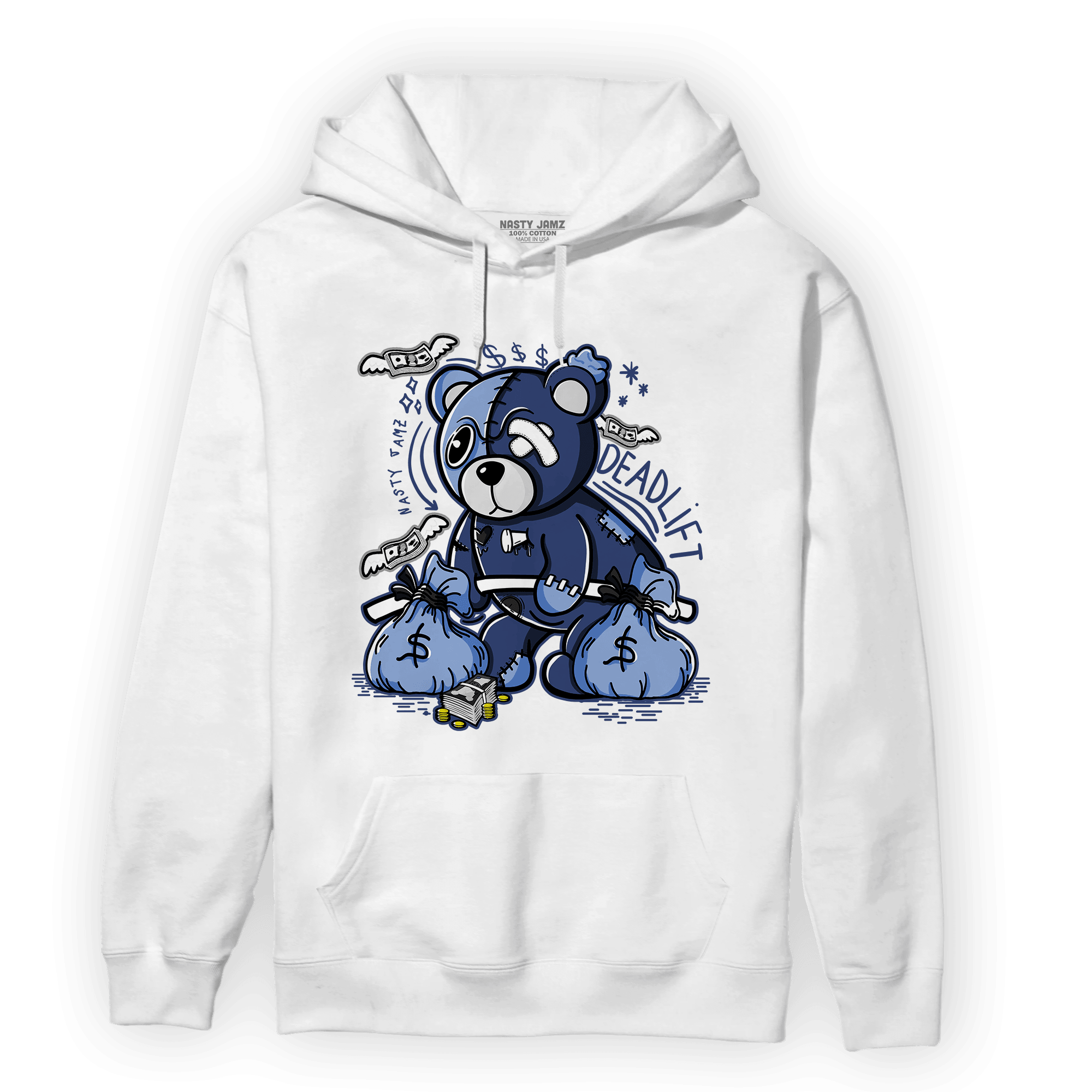 Midnight Navy 5s Hoodie Match Deadlift BER - NastyJamz