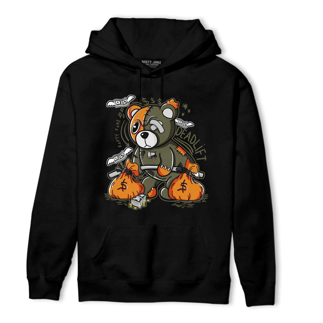Olive 5s Hoodie Match Deadlift BER - NastyJamz