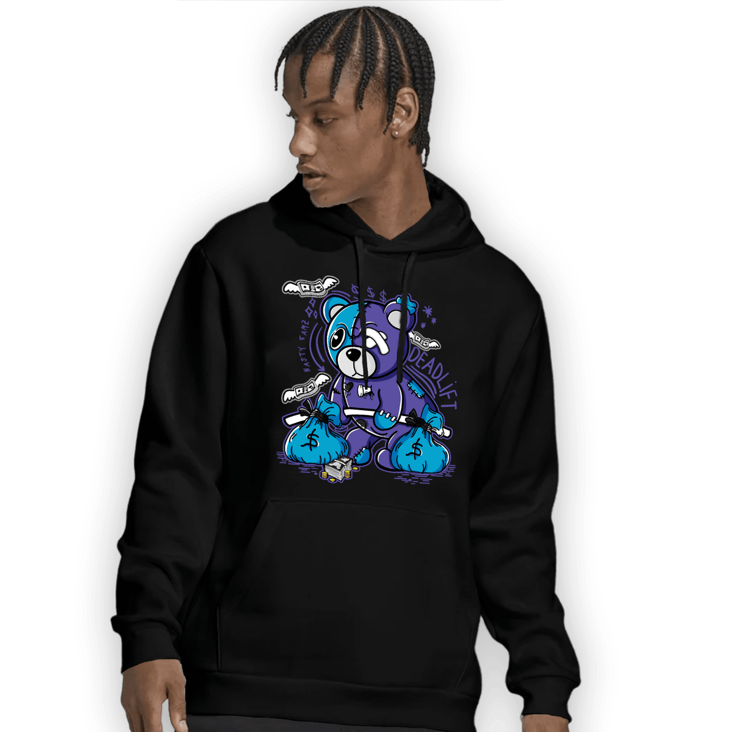 Aqua 6s Hoodie Match Deadlift BER - NastyJamz