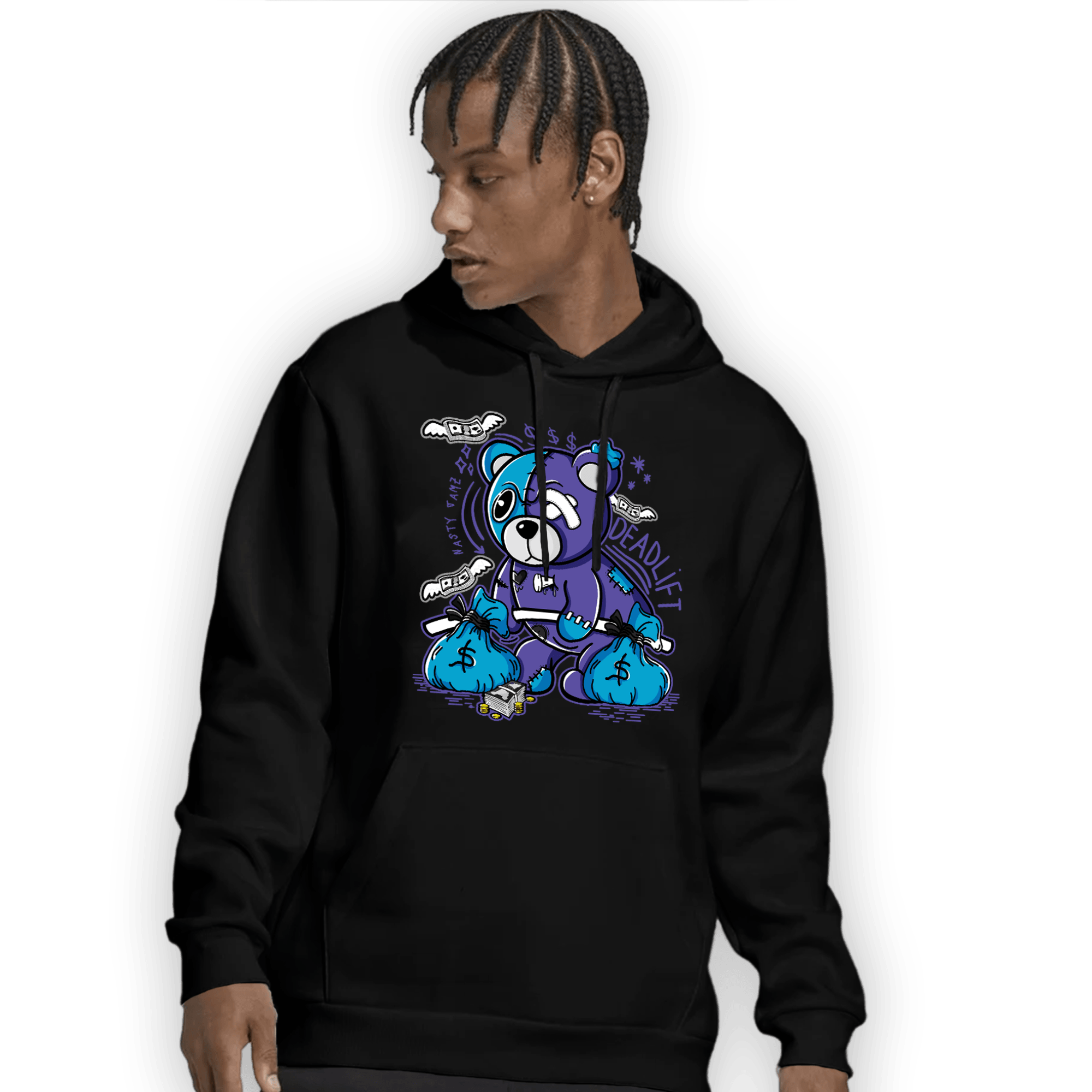 Aqua 6s Hoodie Match Deadlift BER - NastyJamz